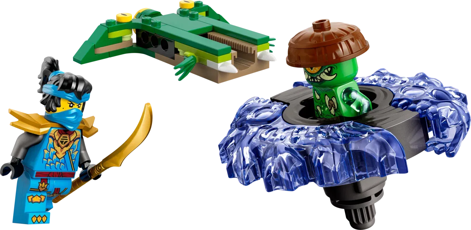 Lego Nya vs Mutation Monster Spinner