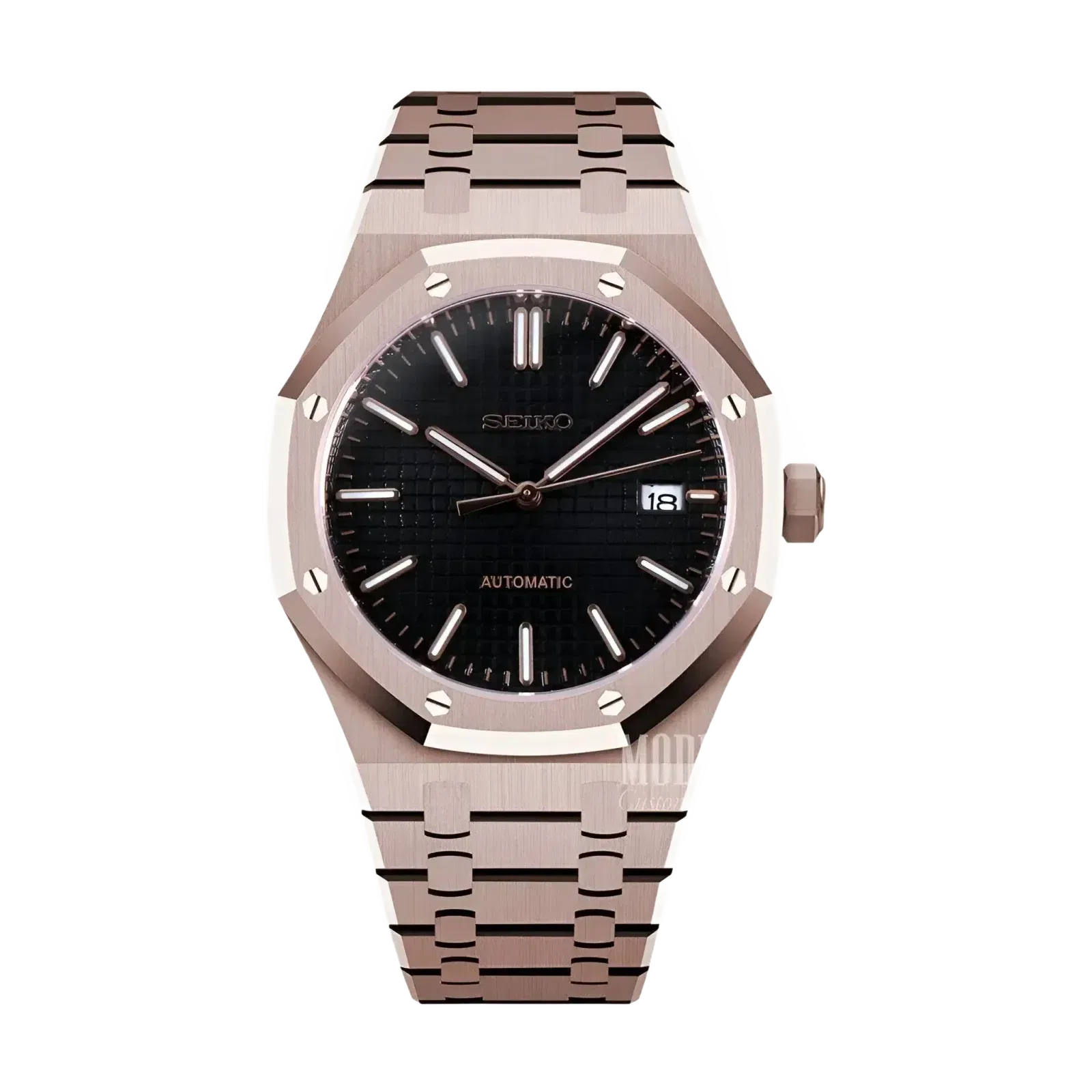 Seiko Mod Royal Seikoak Rose Gold Black