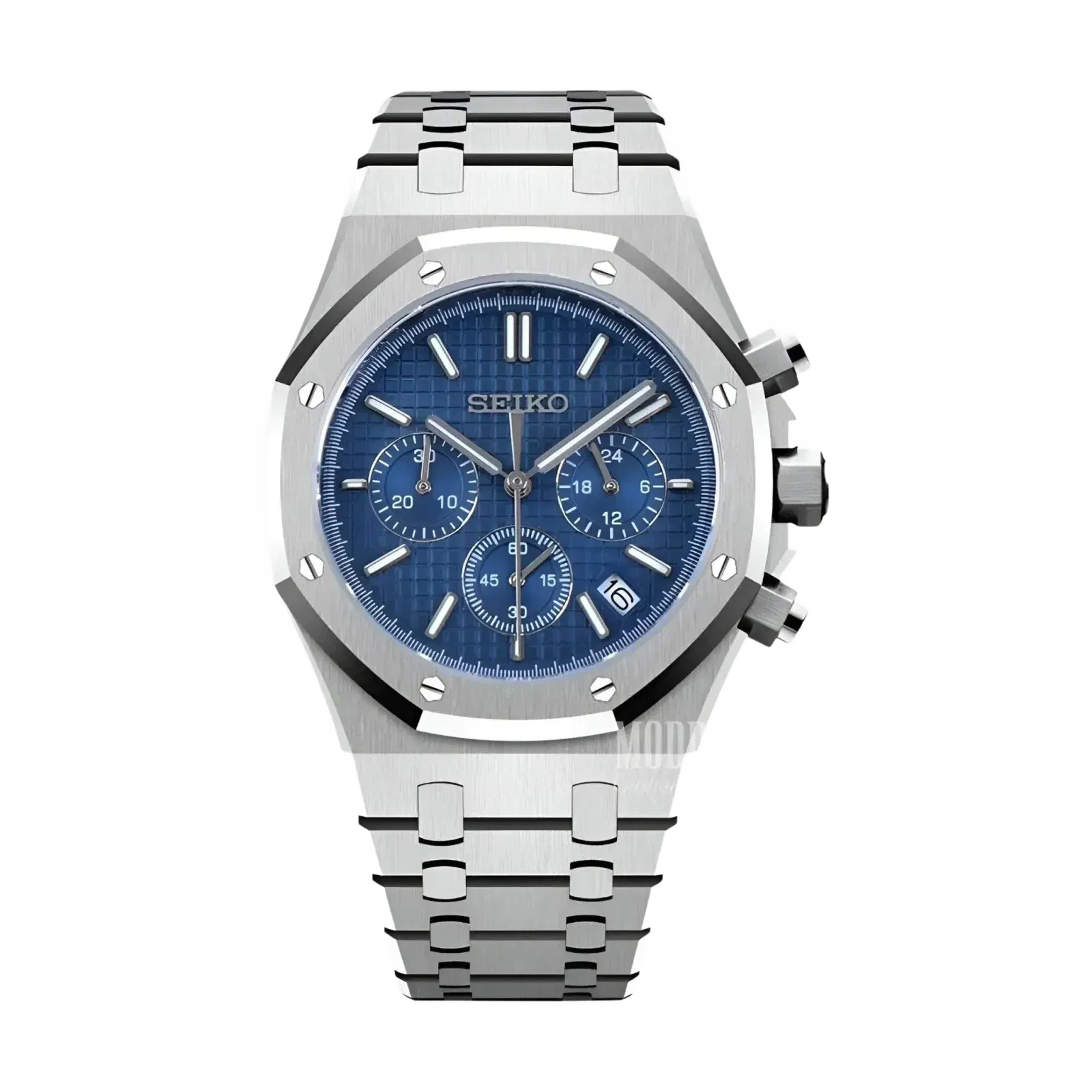 Seiko Mod Royal Seikoak Chrono Blue