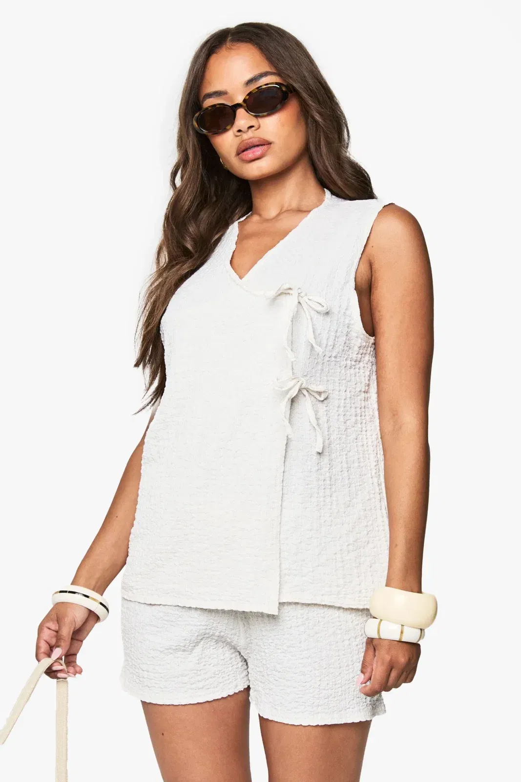 Textured Flippy Short