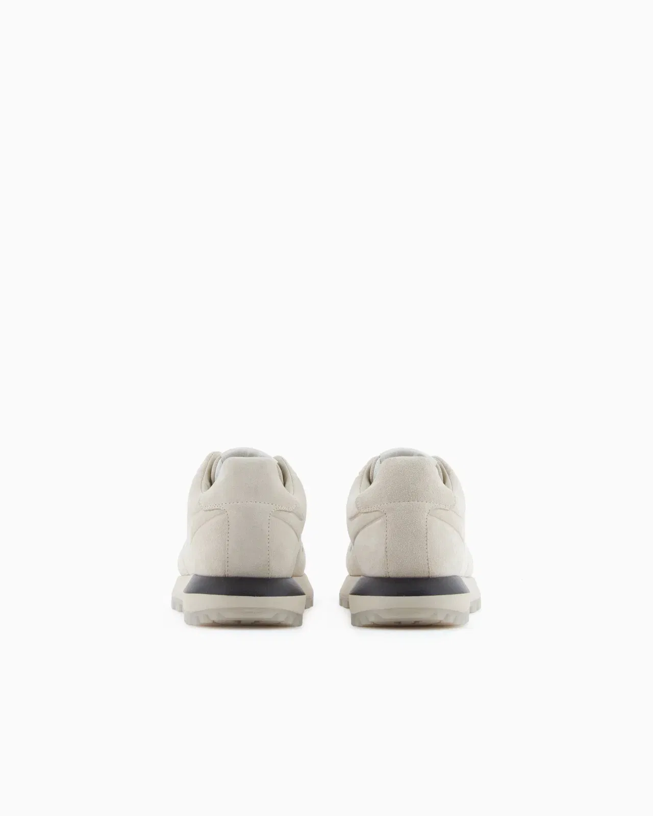 Emporio Armani Suede Sneakers White