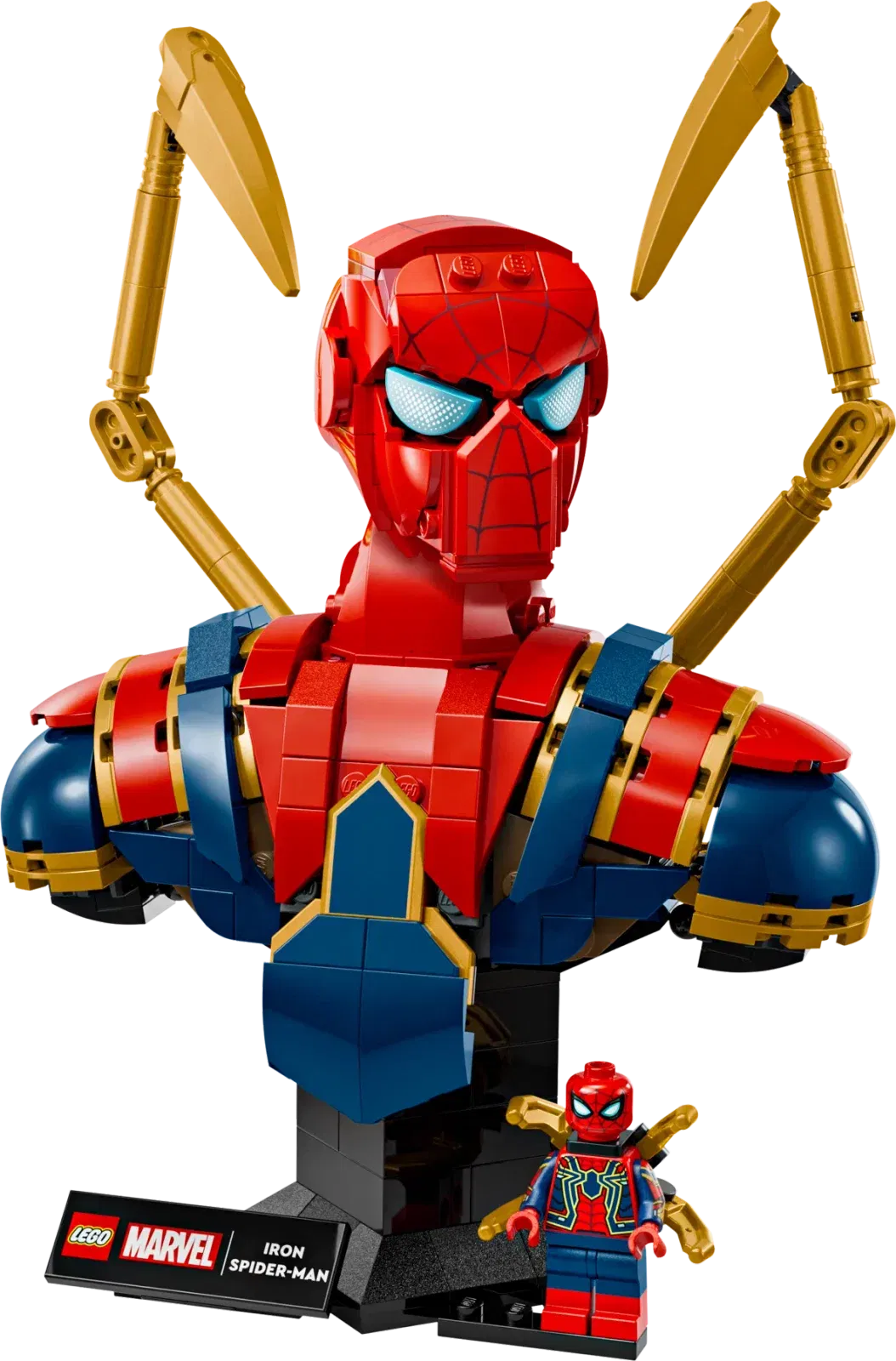 Lego Iron SpiderMan Bust
