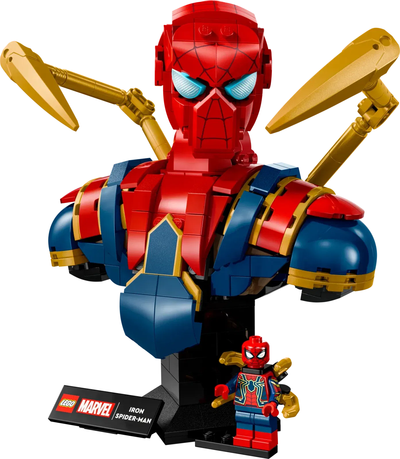 Lego Iron SpiderMan Bust
