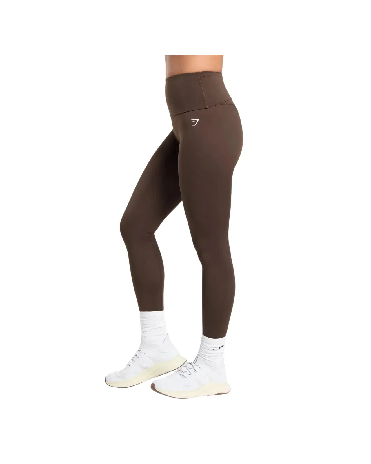 Gymshark Everyday Foldover Leggings Archive Brown