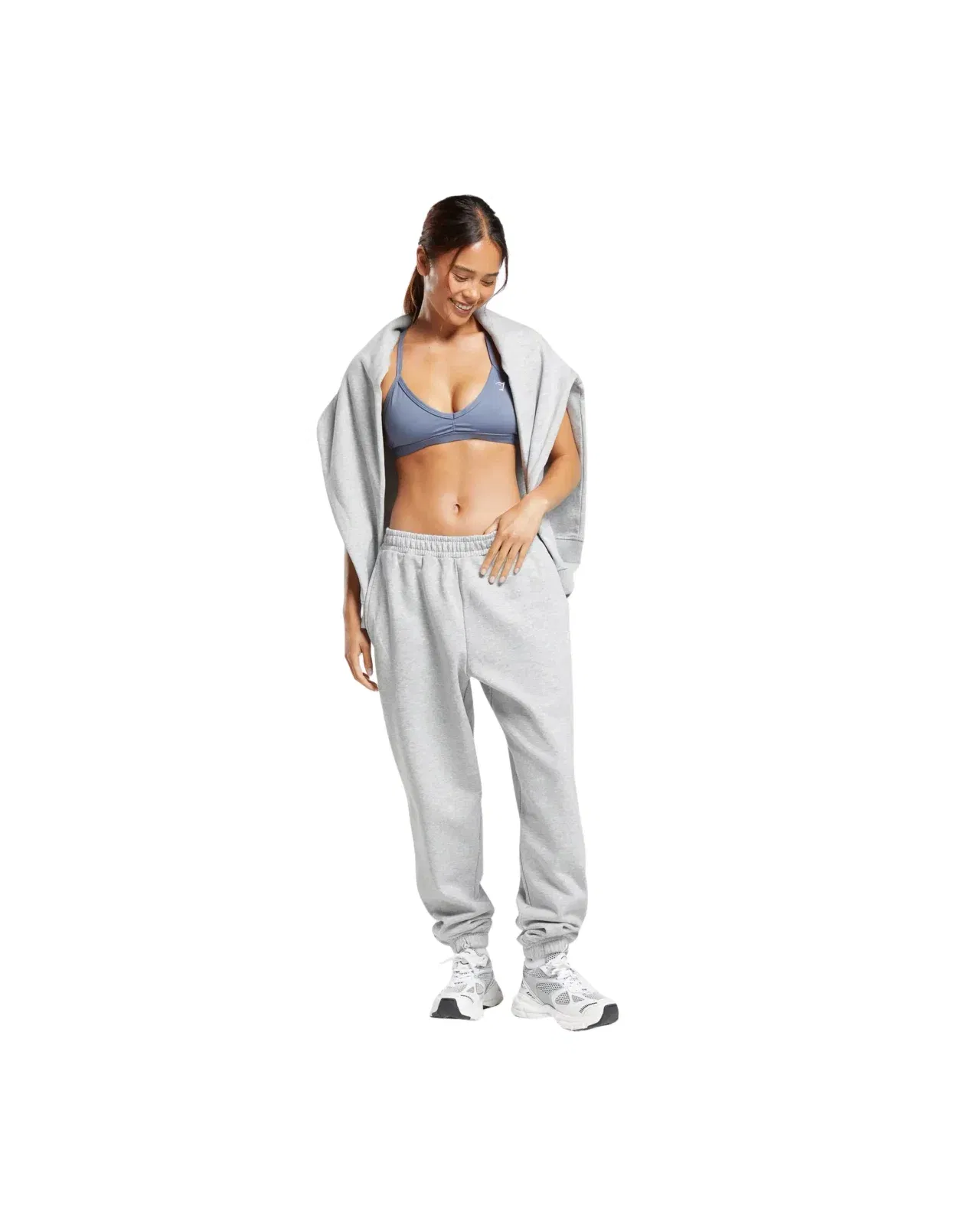 Gymshark Training Fleece Joggers Regular fit Light Grey Core Marl