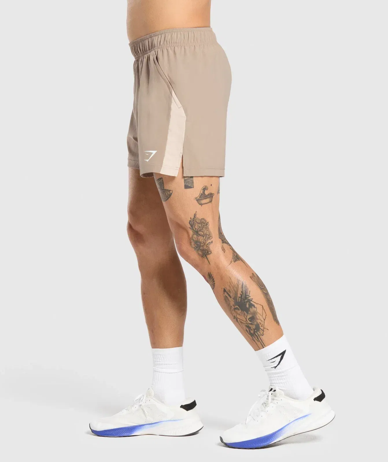 Gymshark Sport 5" Shorts Cement Brown
