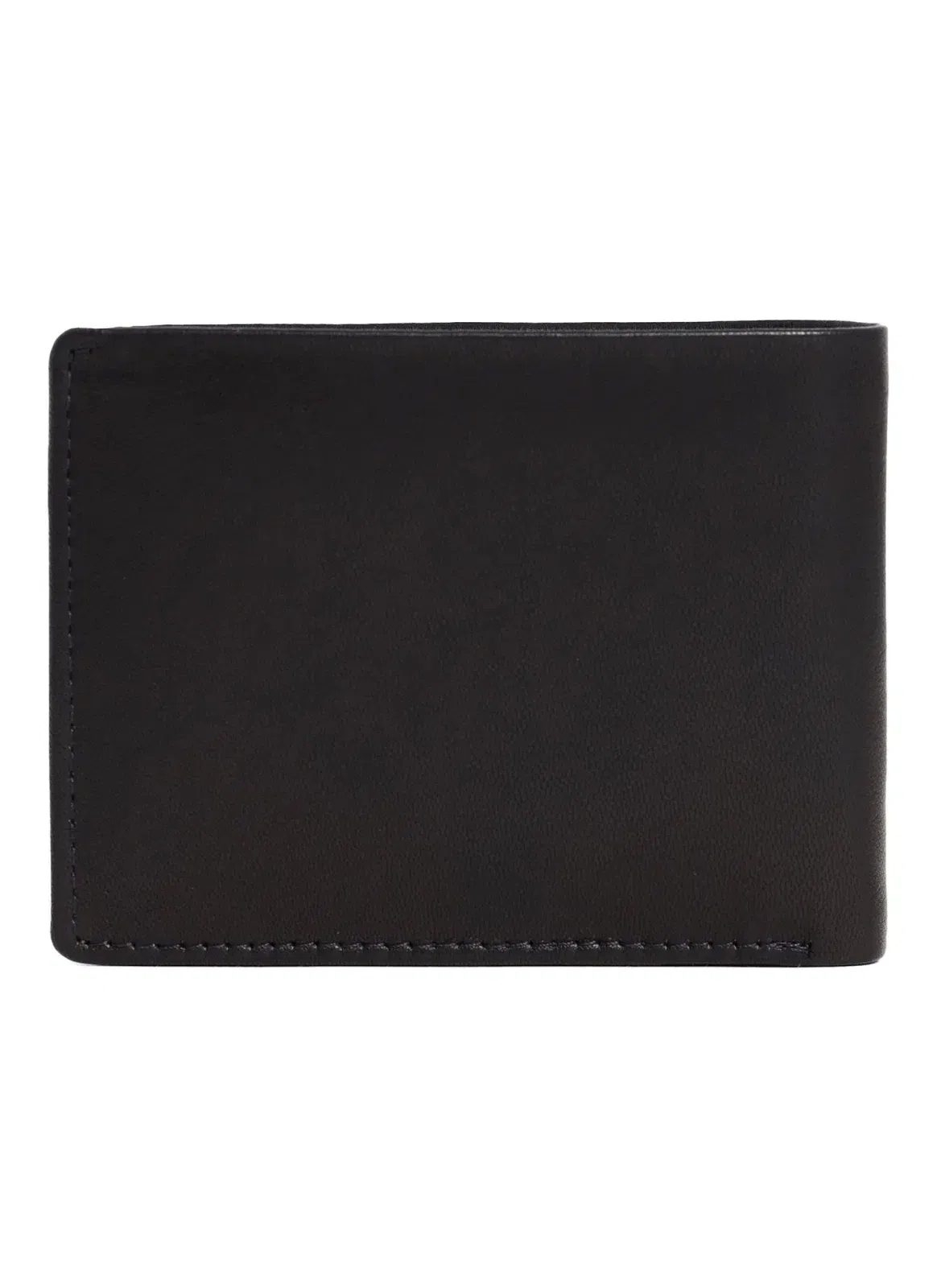Snello Bi-Fold Men's Leather Wallet With RFID | Black