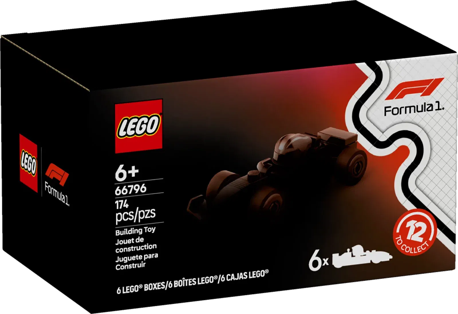 Lego F1® Collectible Race Cars 6 Pack