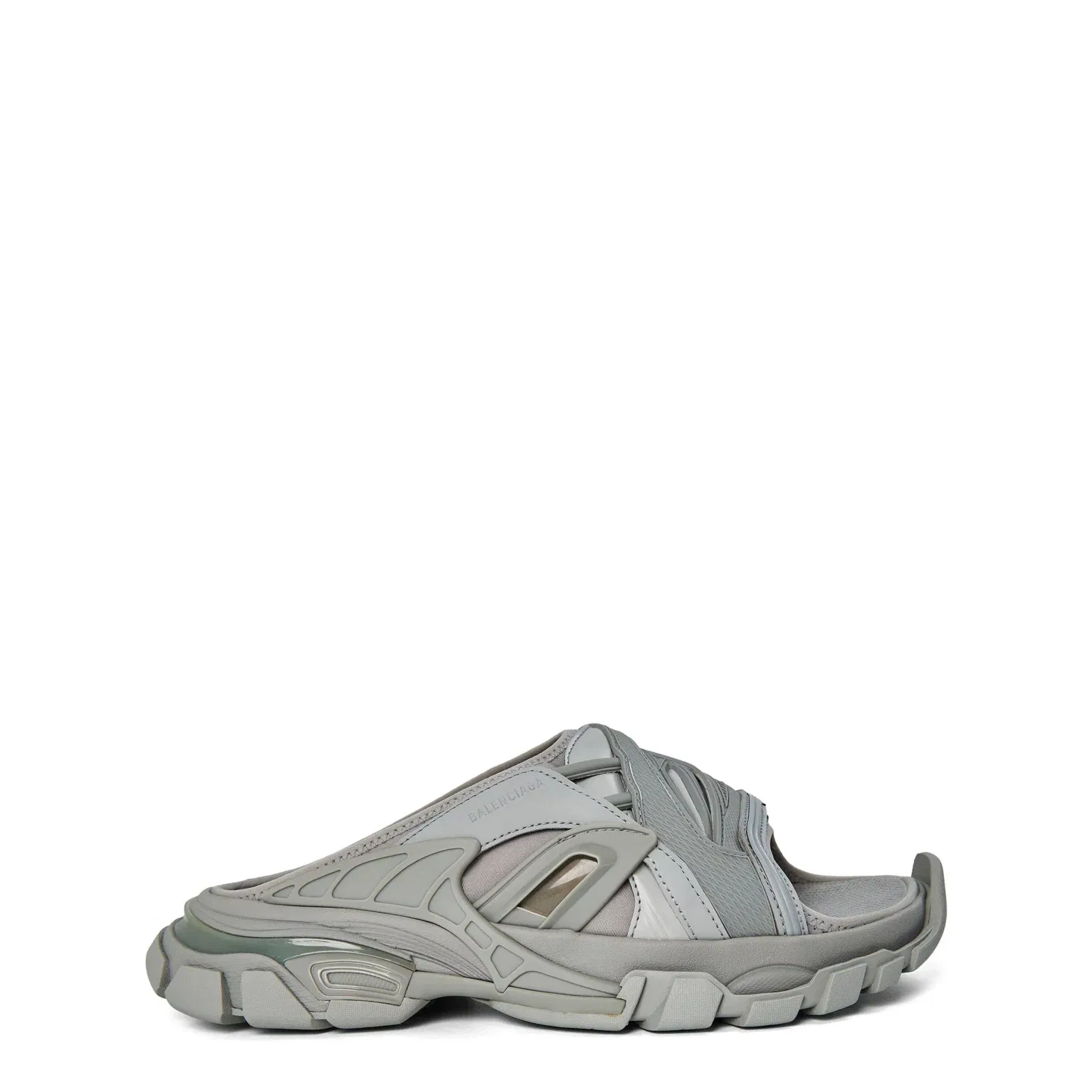 Track Slide Flat Sandals