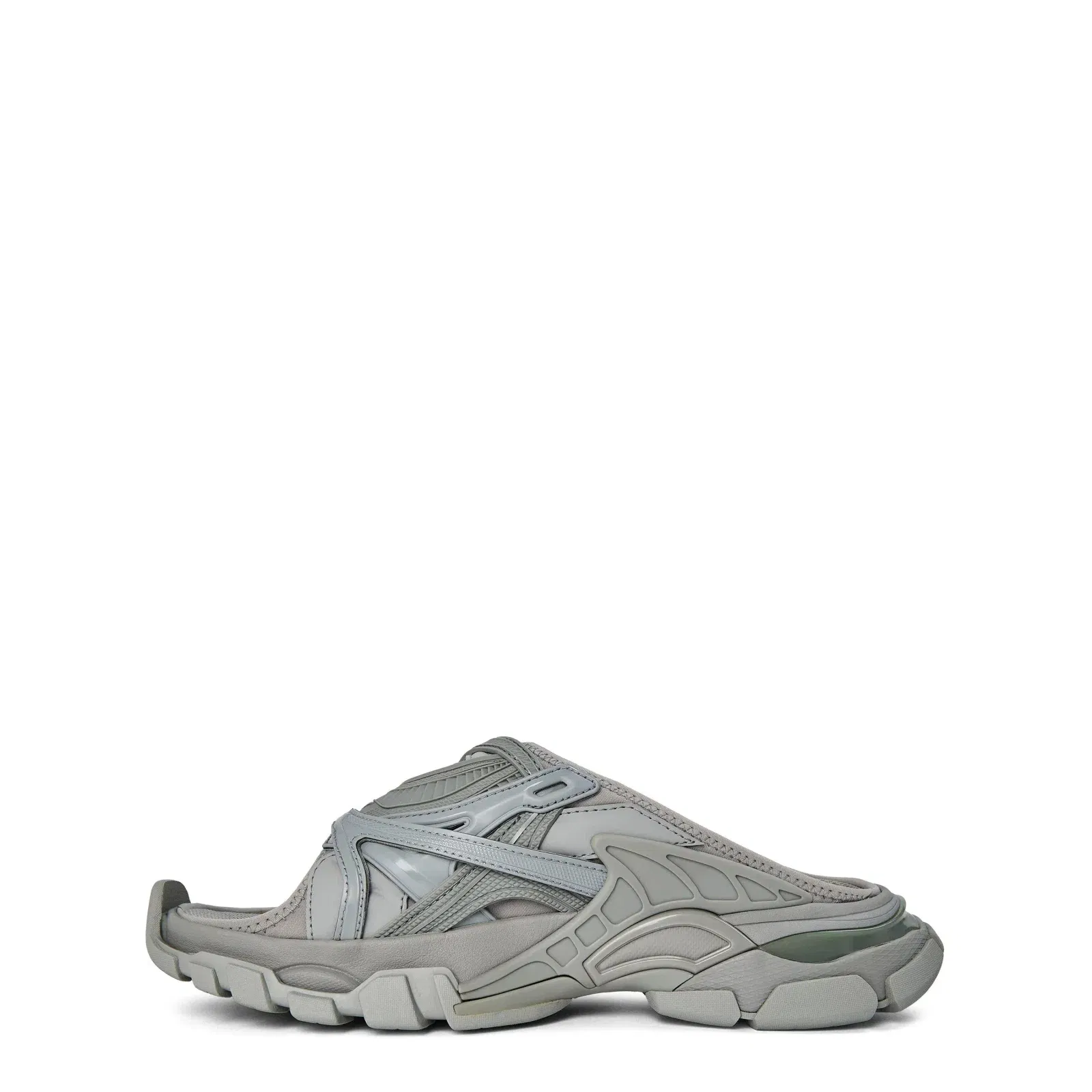 Track Slide Flat Sandals