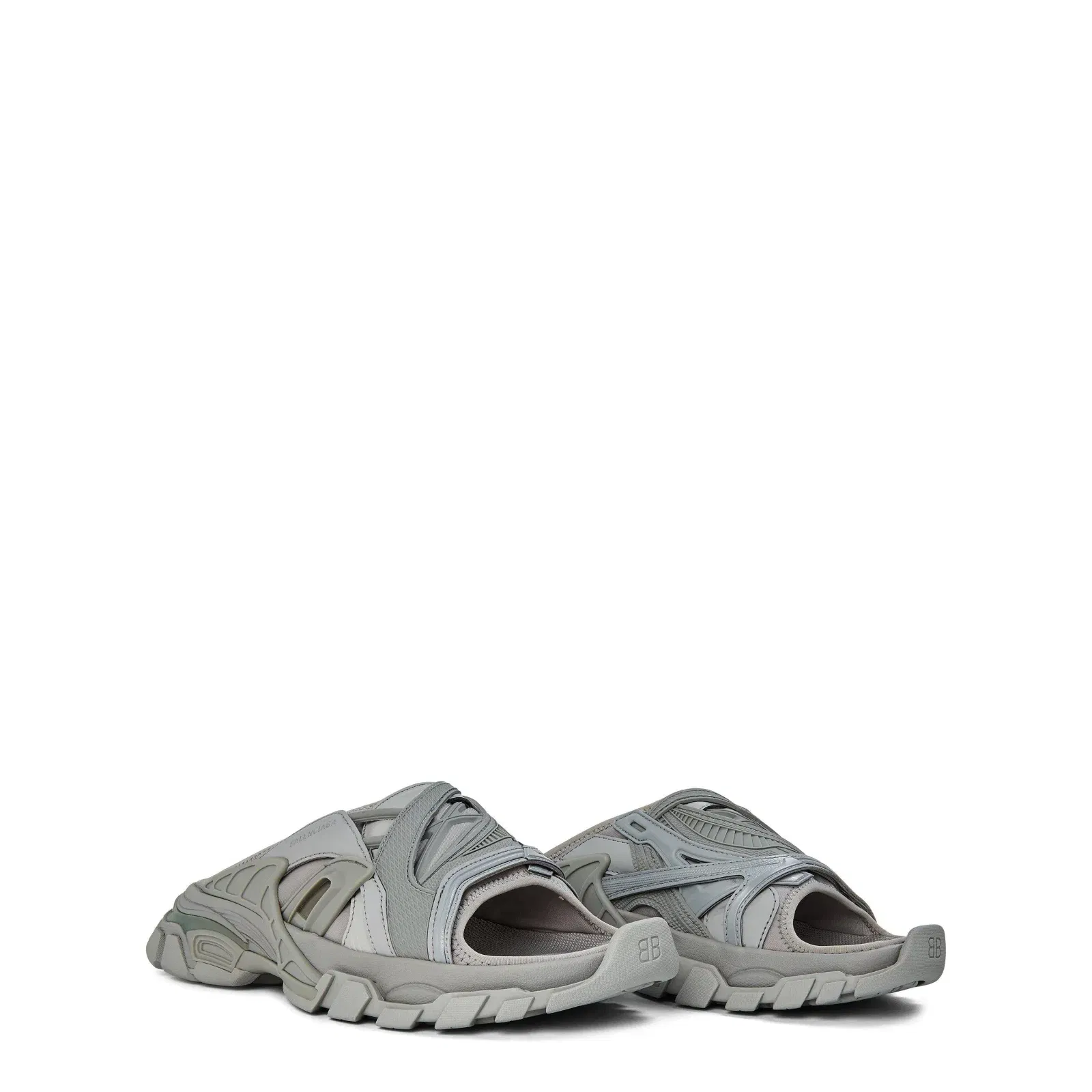 Track Slide Flat Sandals