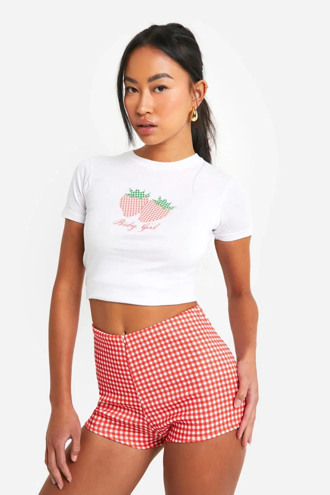 Bengaline Gingham Booty Short