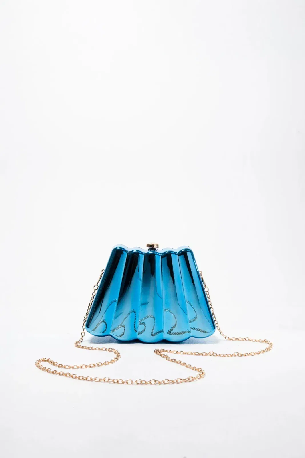 Azure Prism Clutch