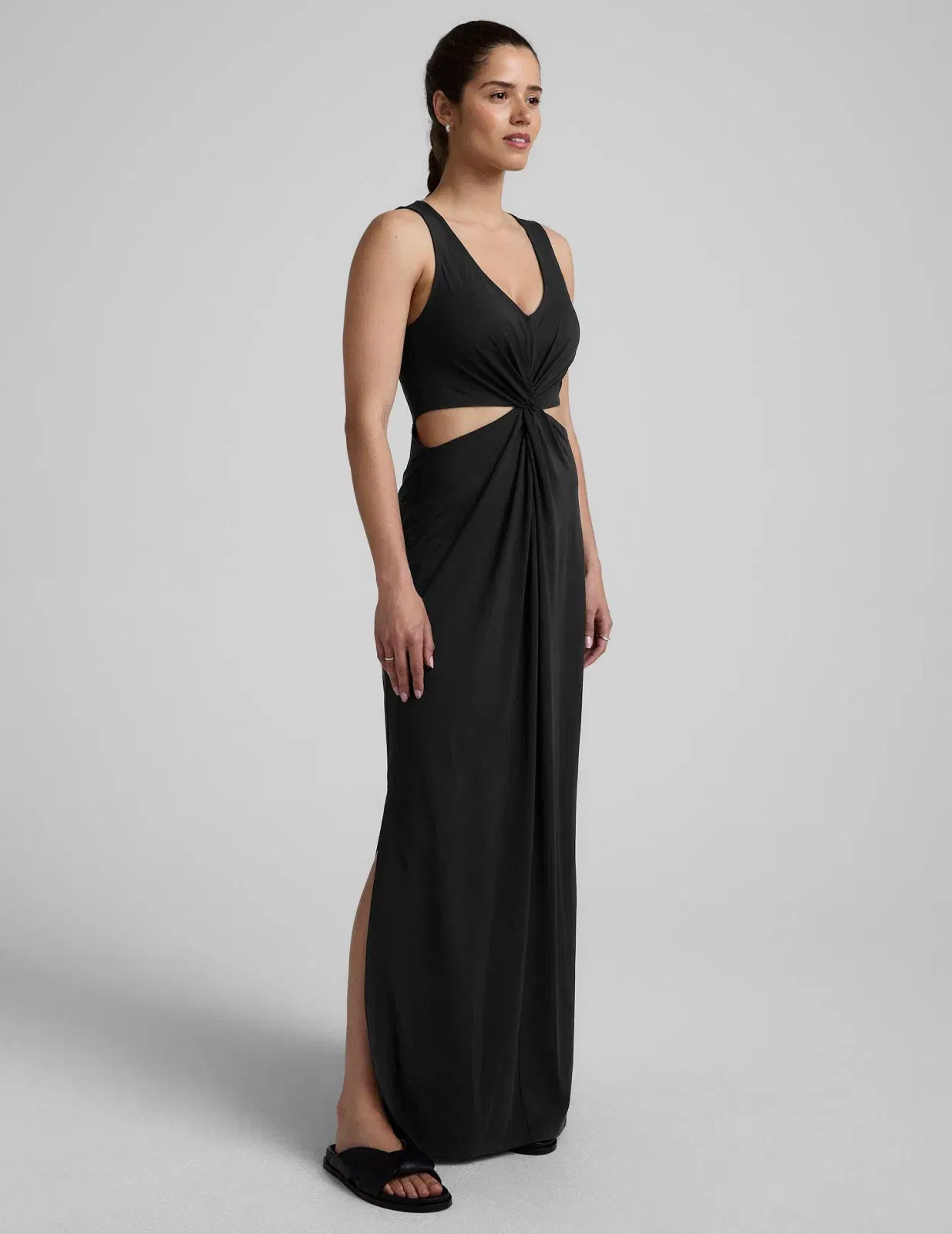 Beyond Yoga Maxi Around The World Front Twist Dress Women's