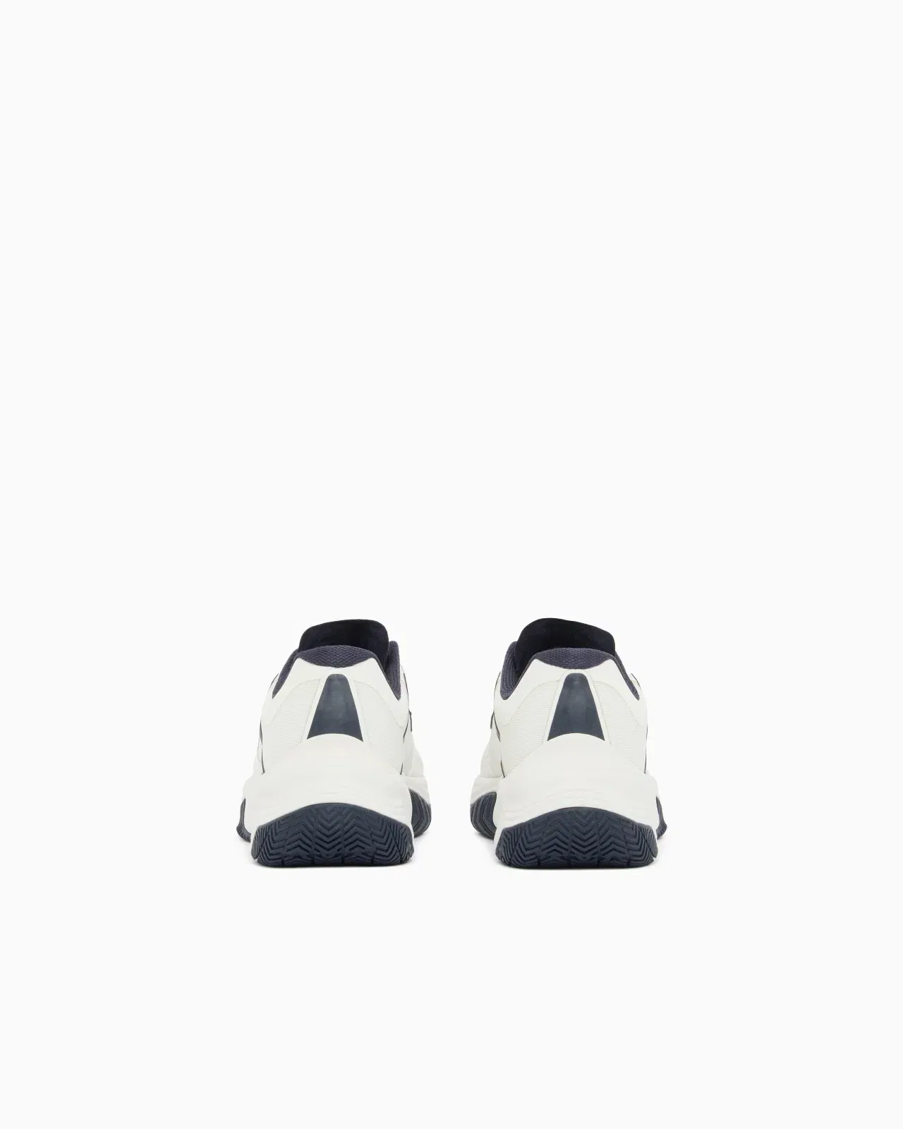 Ea7 Running Sneaker With A Breathable Mesh Upper New Padel White
