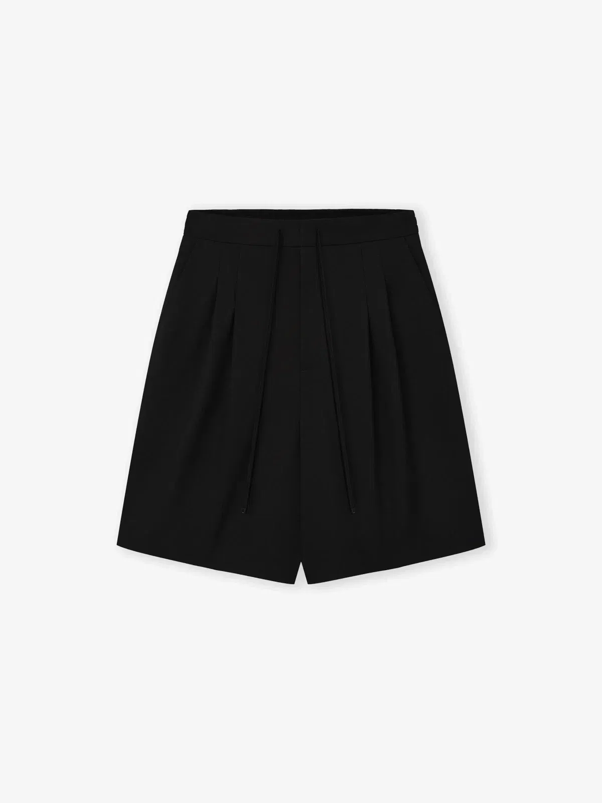 Essentials Wool Ripstop Baggy Shorts Black