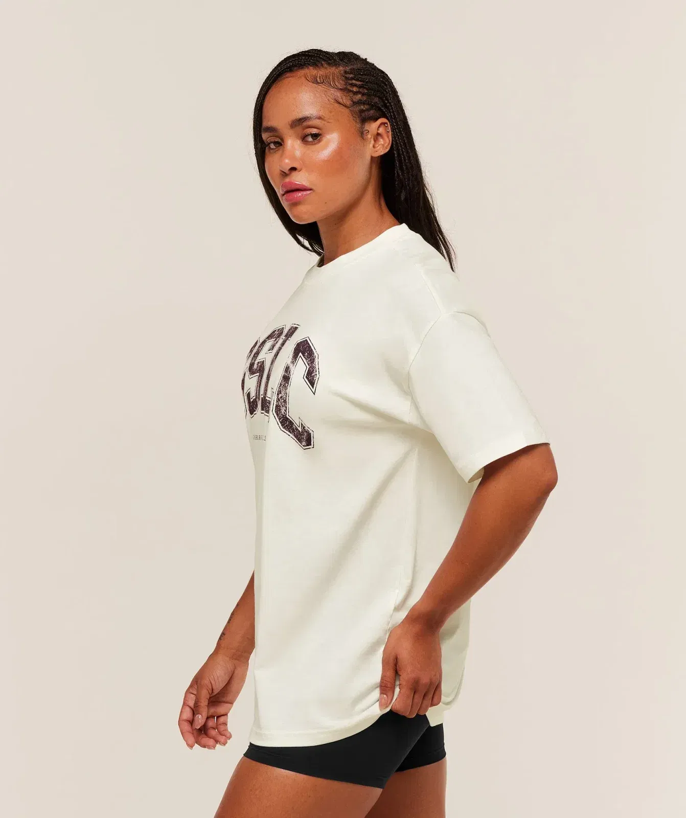 Women's Gymshark Gslc Lifting Club Short Sleeve T-Shirt Soft White