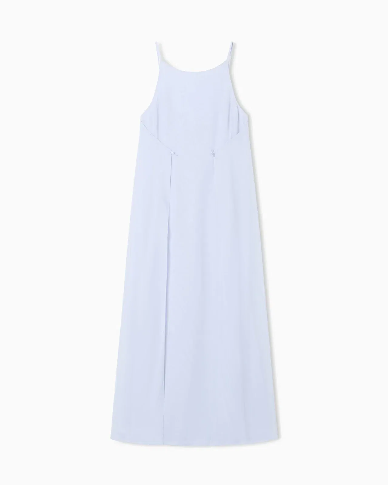Emporio Armani Long, technical georgette dress