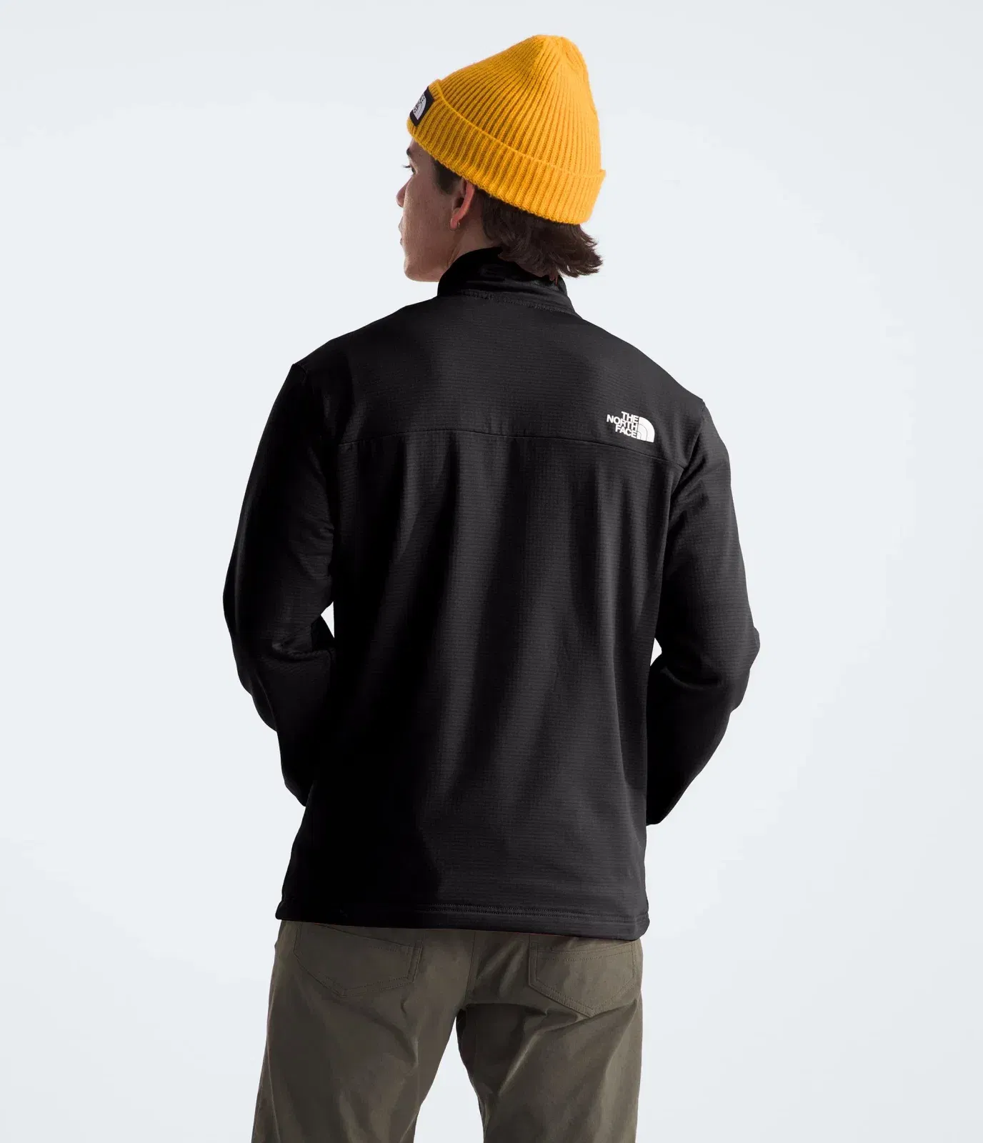 The North Face Men’s Cedar Trail Grid Fleece Full-Zip Jacket TNF Black