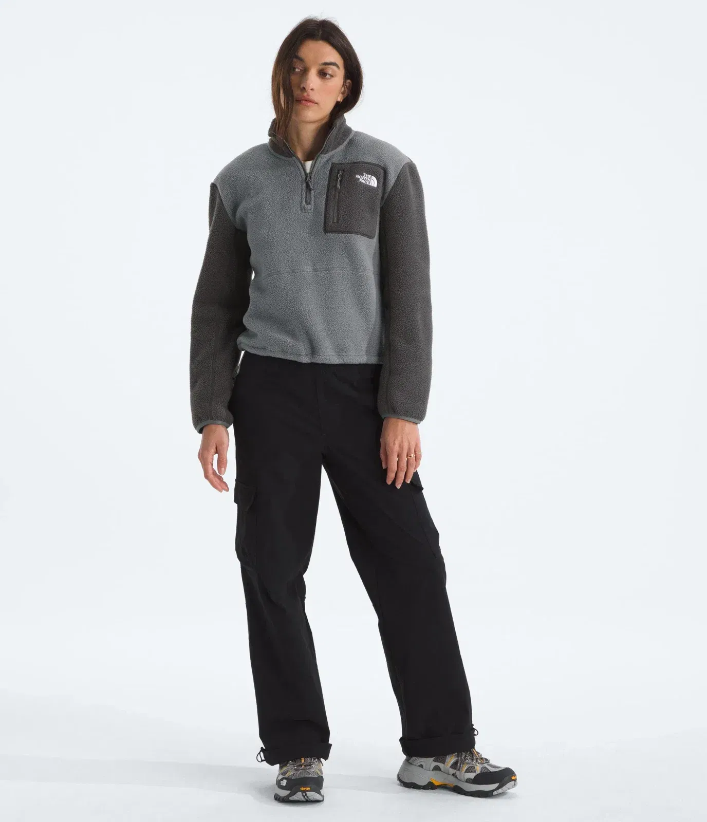 The North Face Women’s Yumiori ¼-Zip Smoked Pearl