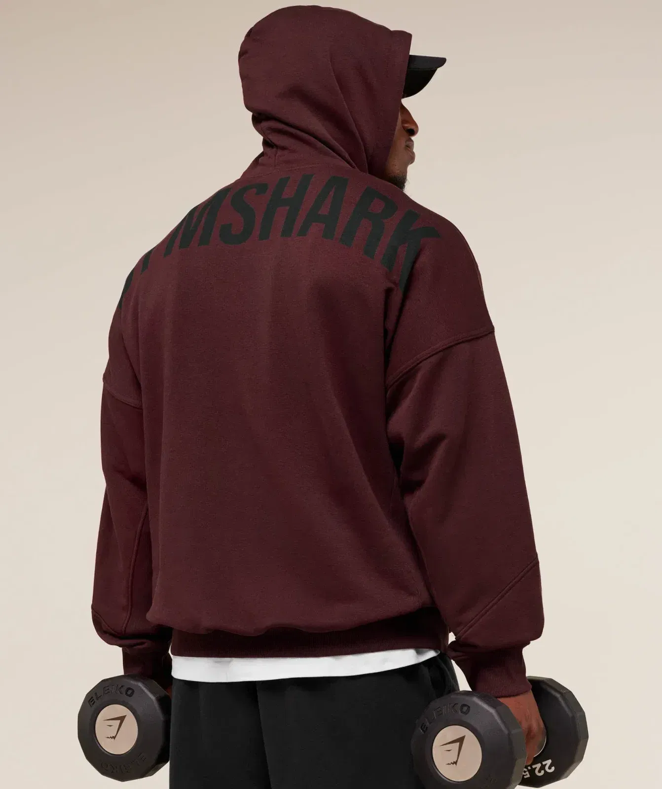 Gymshark Power Hoodie - Rich Maroon