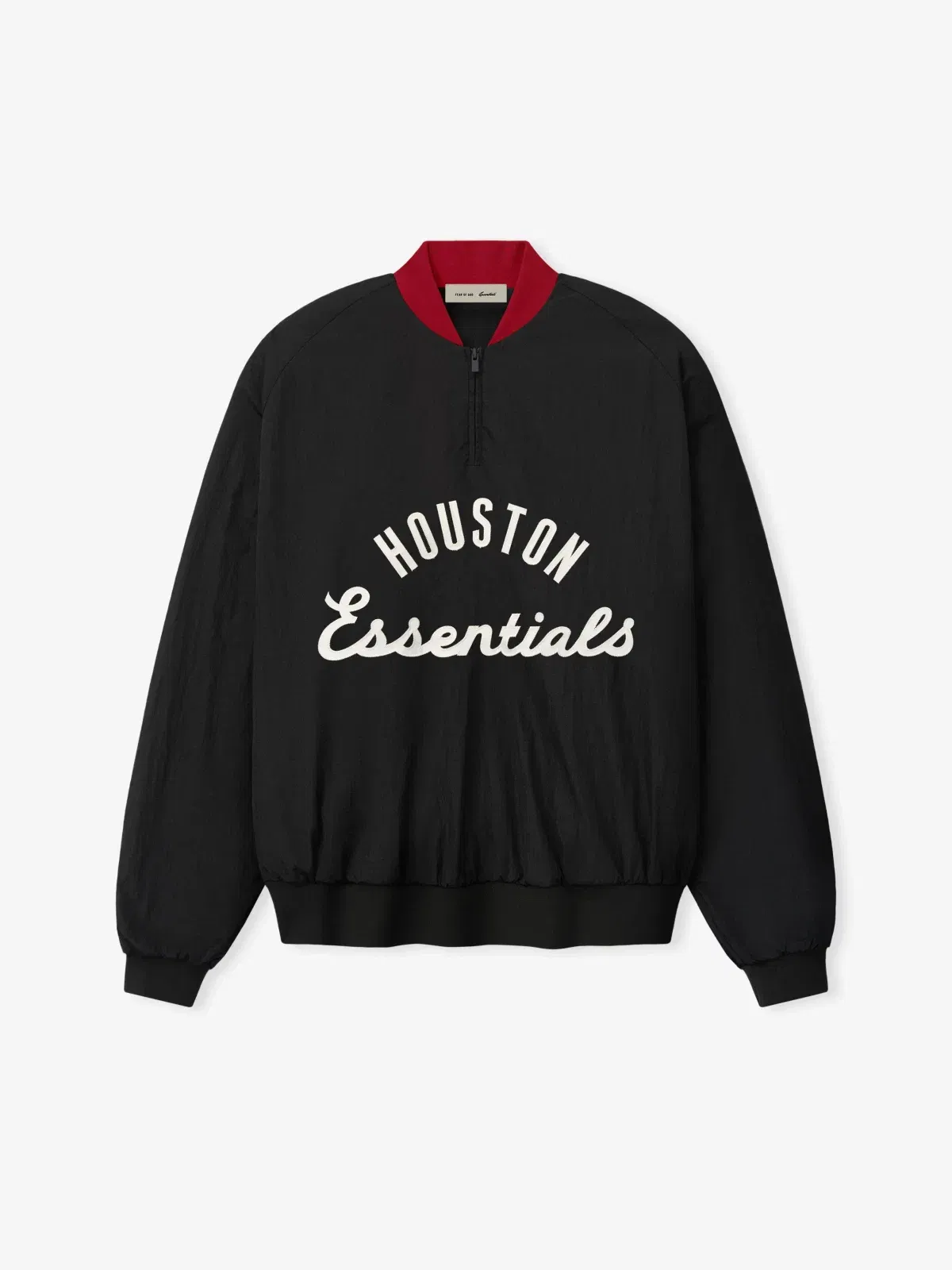Essentials Astros Half Zip Pullover Black