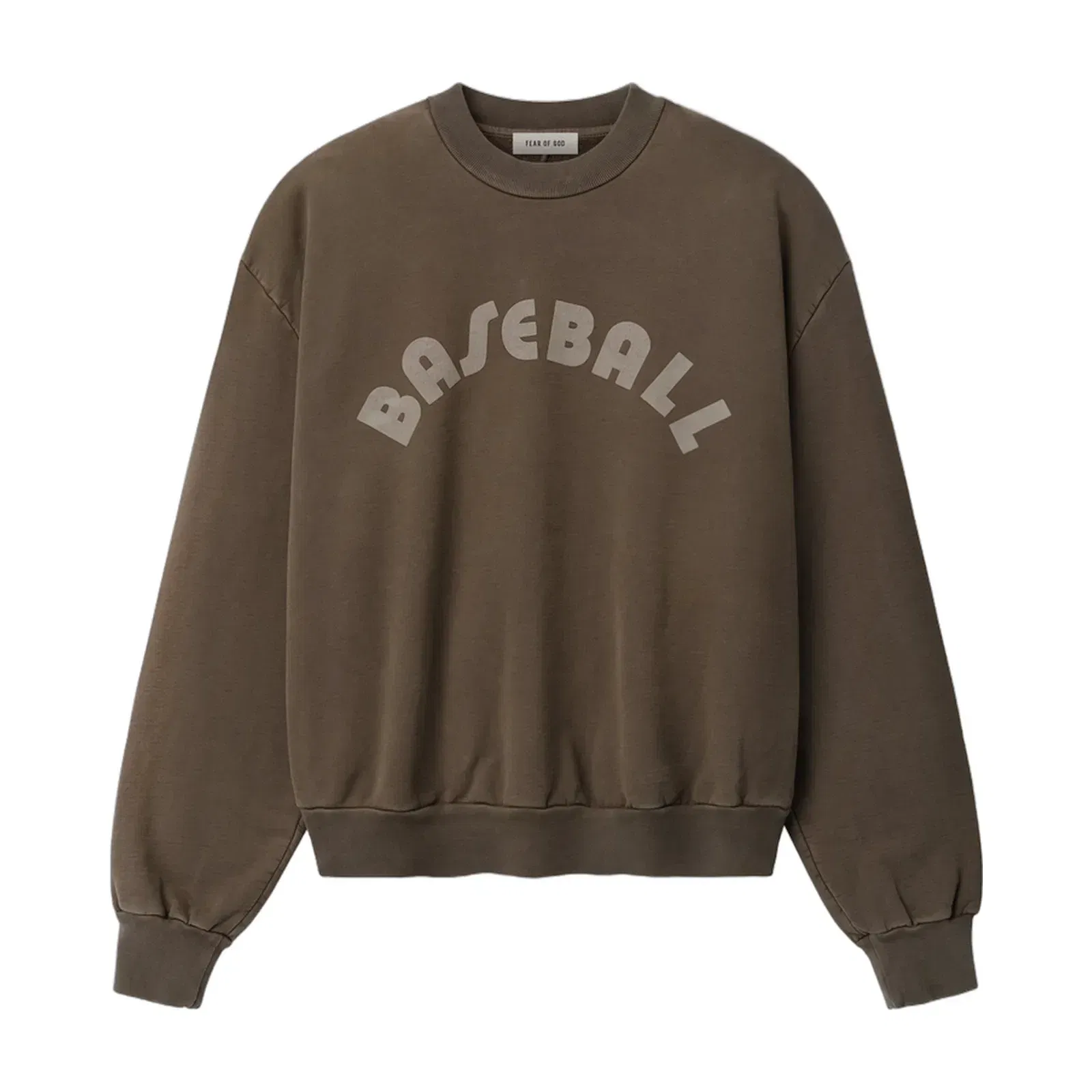Essentials Baseball Classic Half Raglan Sweatshirt Faded Brown