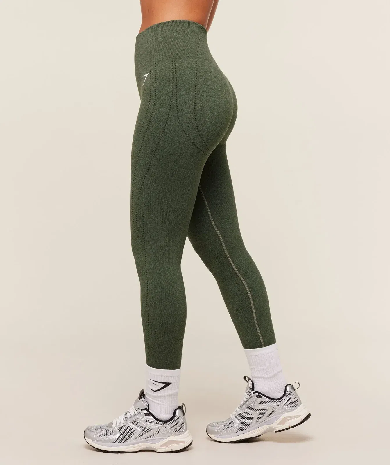 Women's Gymshark Vital Warm Leggings Base Green