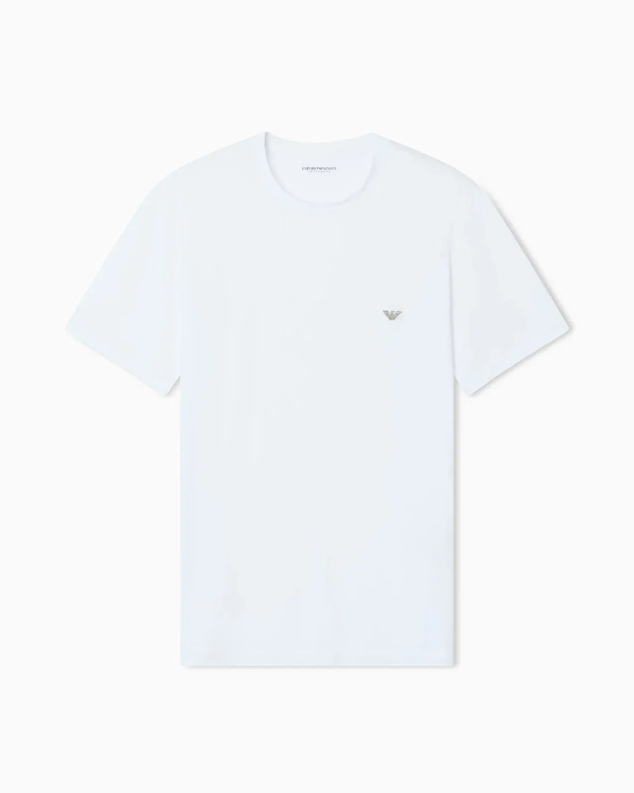 Emporio Armani Fitted loungewear T-shirt in soft modal