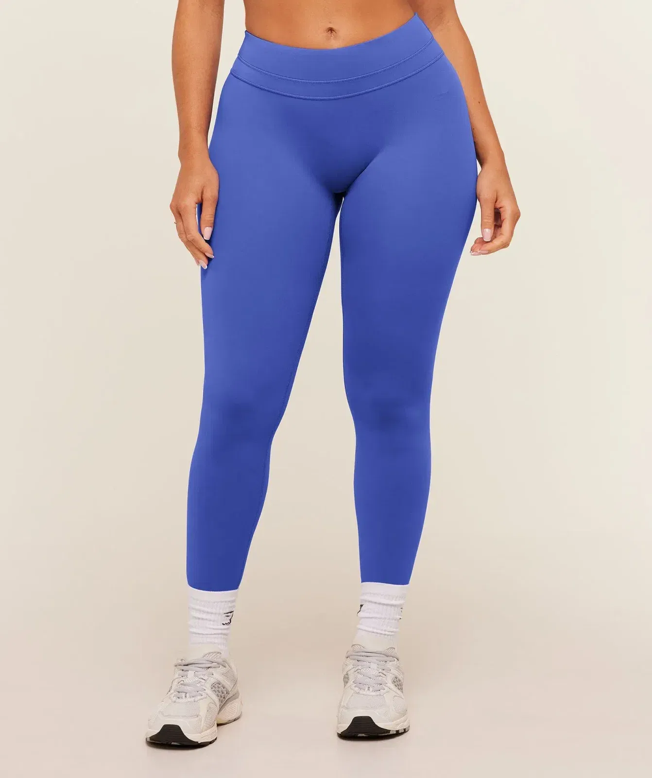 Women's Gymshark Whitney Mid-High Rise Leggings Force Blue