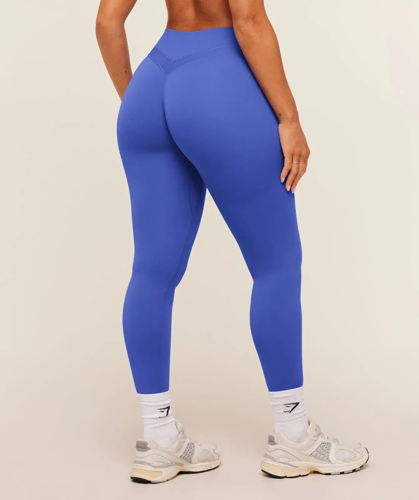 Women's Gymshark Whitney Mid-High Rise Leggings Force Blue