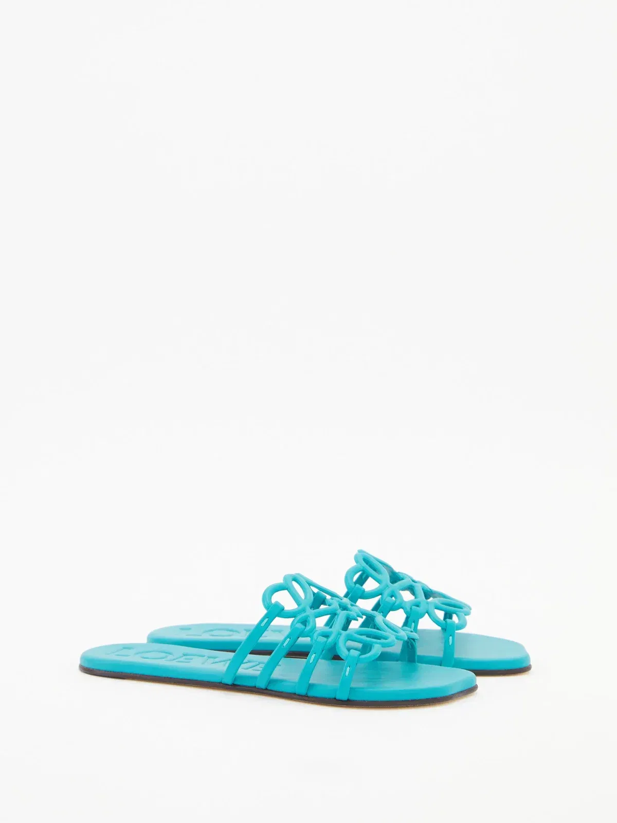 Paula's Ibiza 'Petal Anagram' Sandals Turquoise