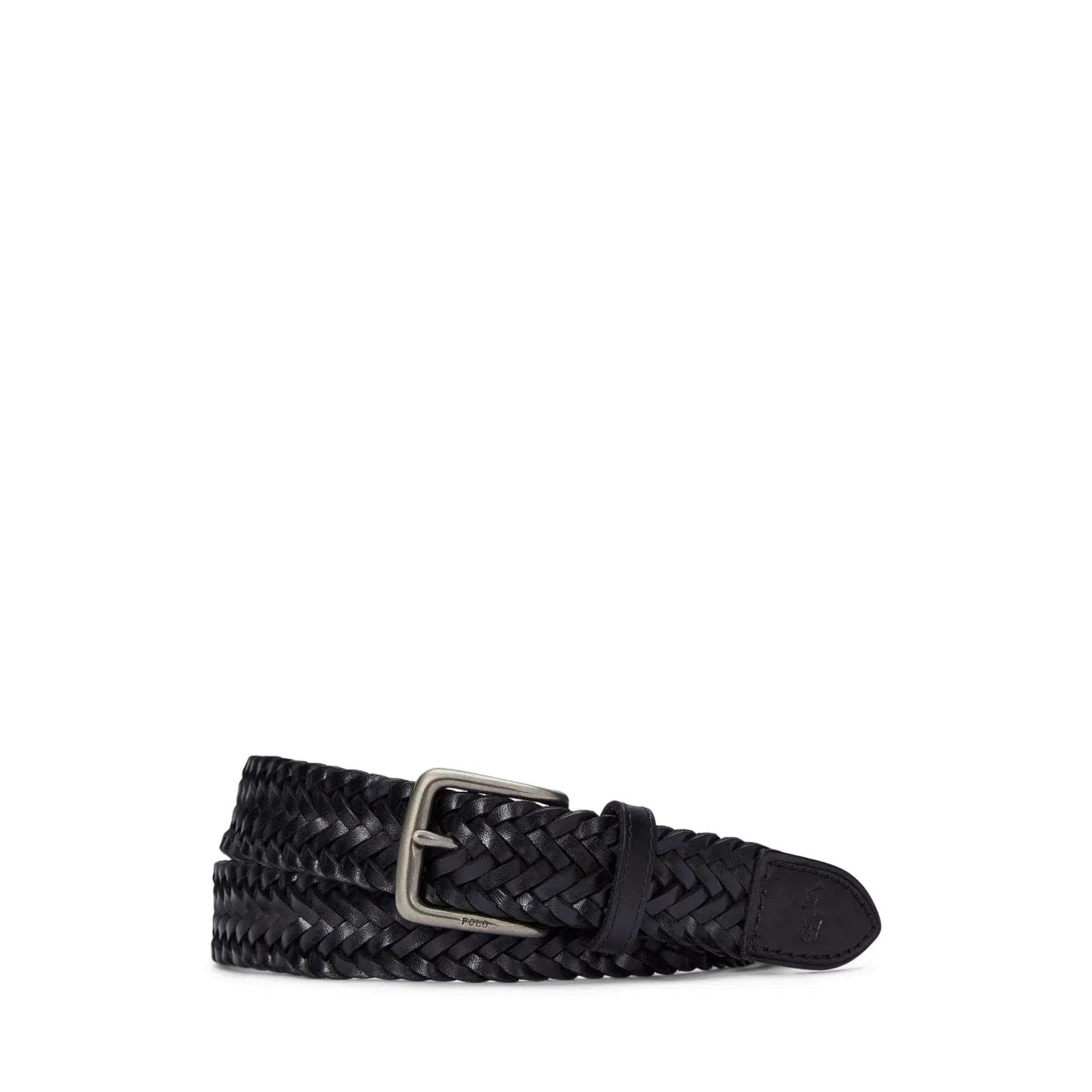 Smooth Weave Textured Leather Belt