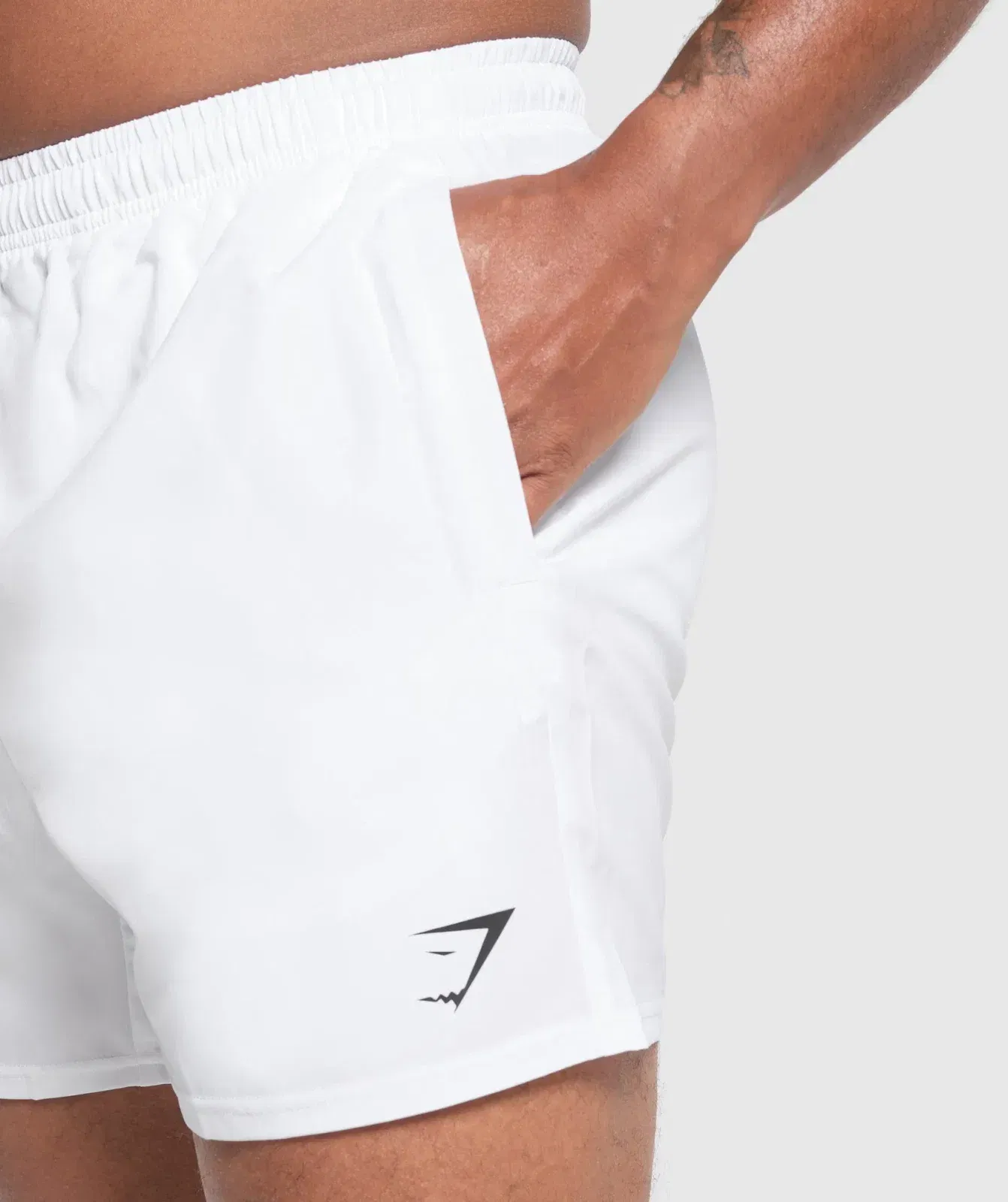 Gymshark Arrival 5" Shorts - White