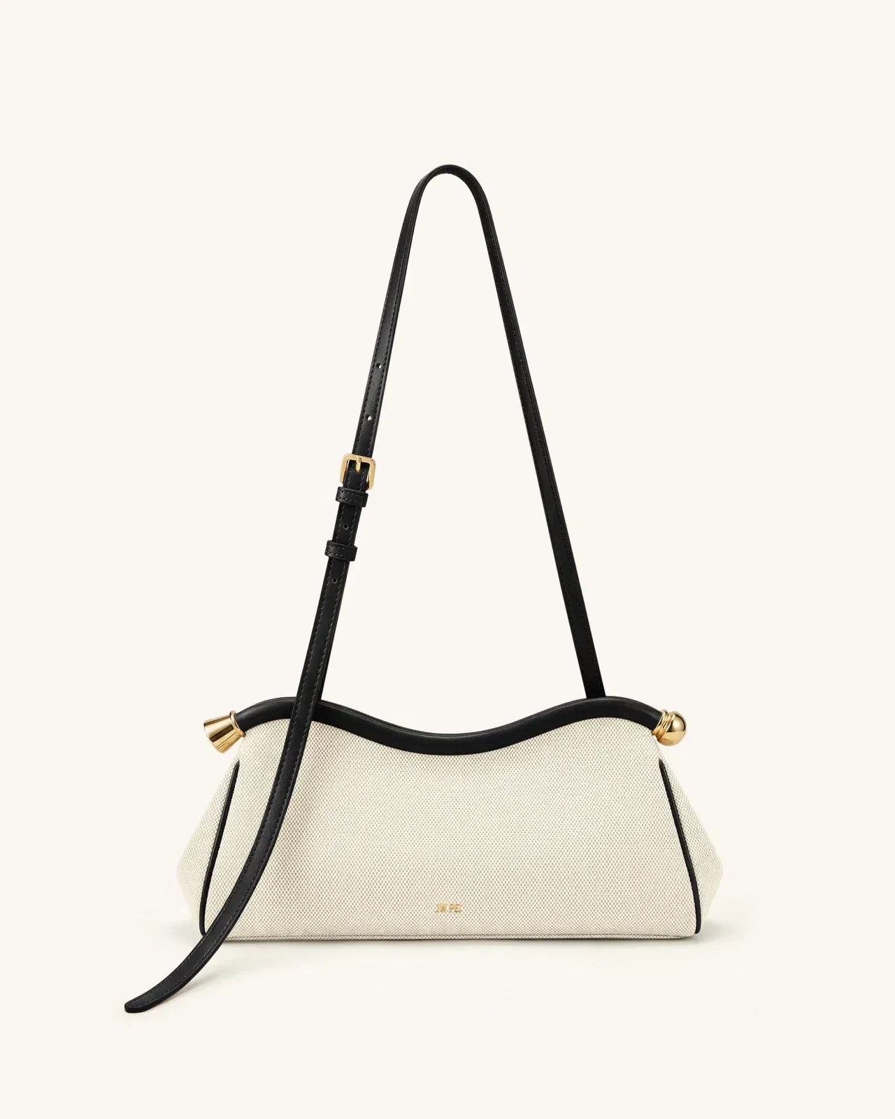 Naomi Curved Shoulder Bag - Olive Green