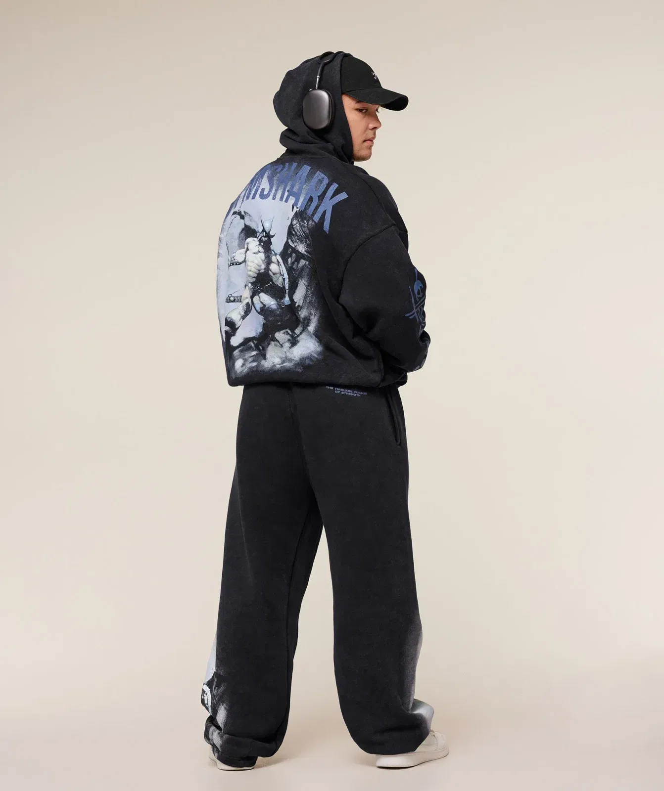 Gymshark Power x Frazetta Graphic Hoodie - Black