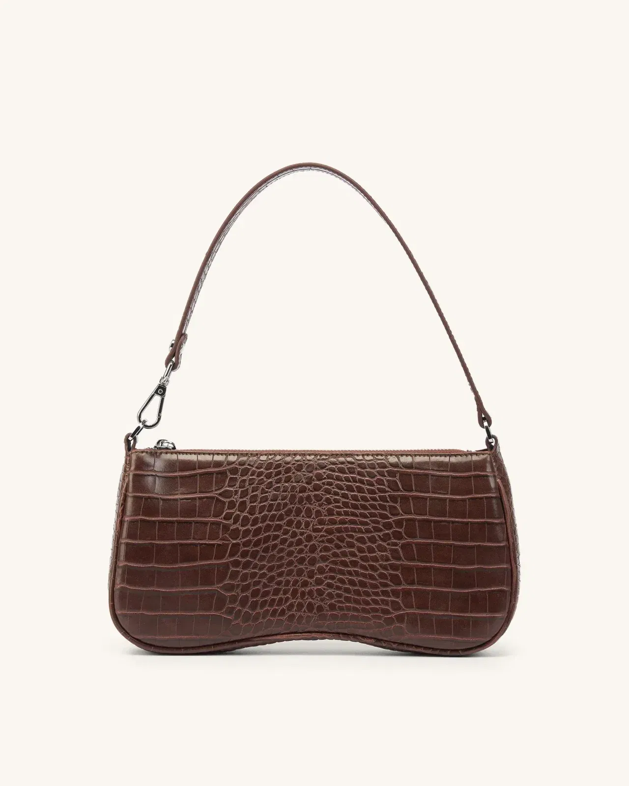 Eva Shoulder Handbag - Blue Denim Weave