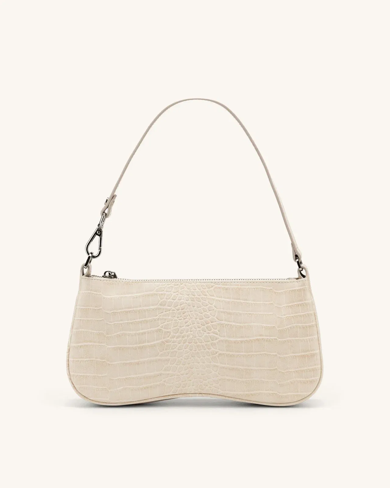 Eva Shoulder Handbag - Blue Denim Weave