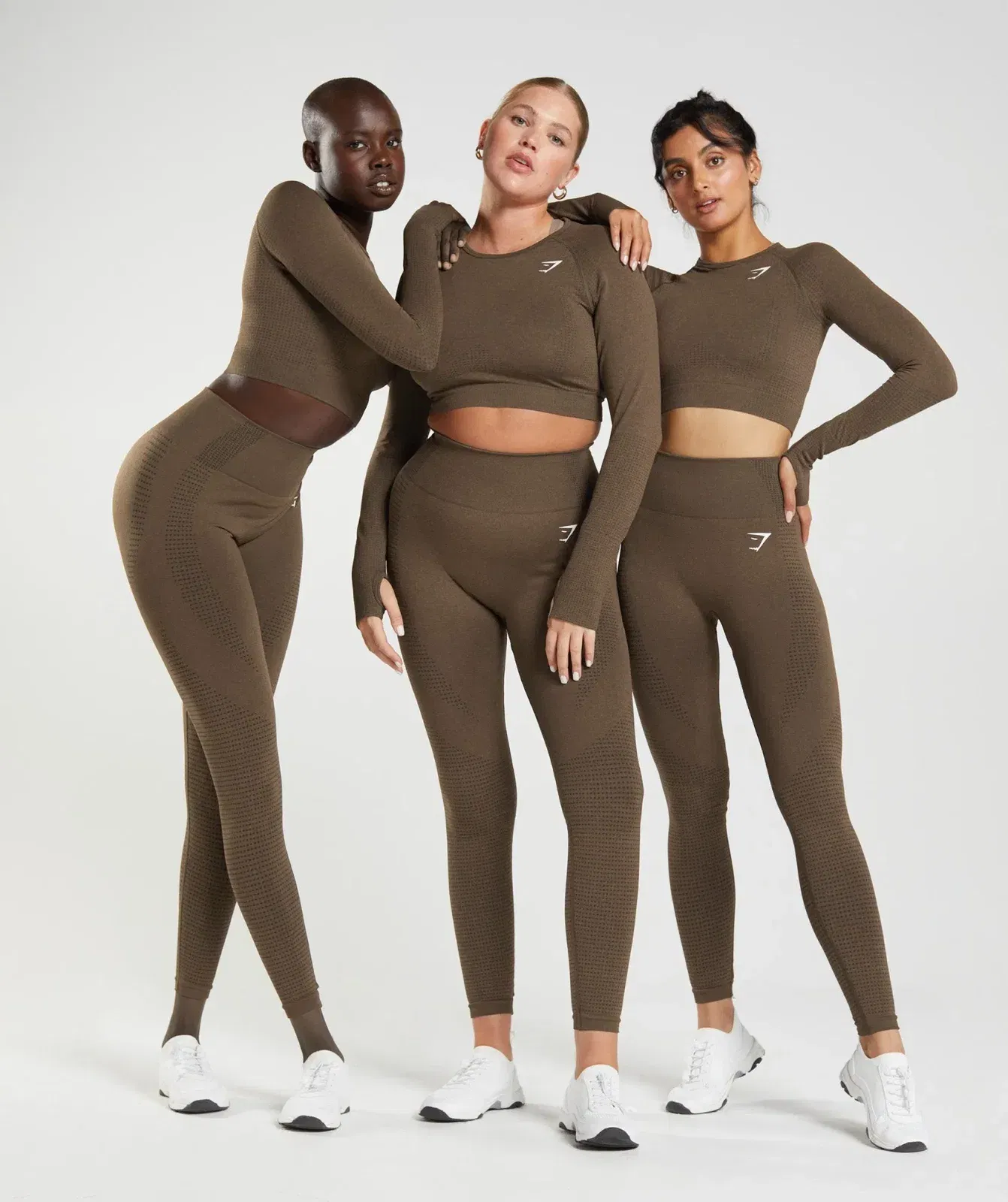 Women's Gymshark Vital Seamless 2.0 Leggings Espresso Marl