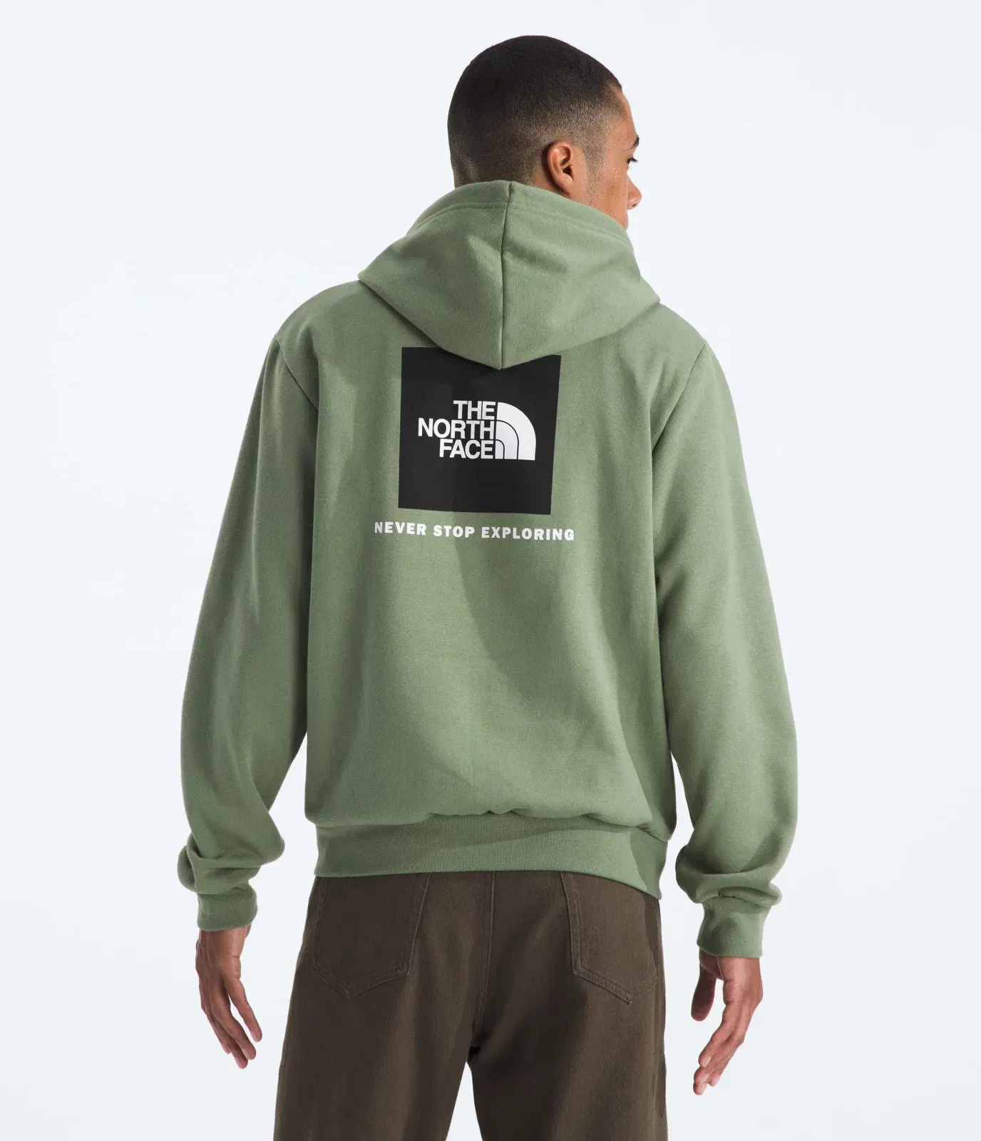 The North Face Men’s Evolution Box NSE Regular Hoodie Bark Mist