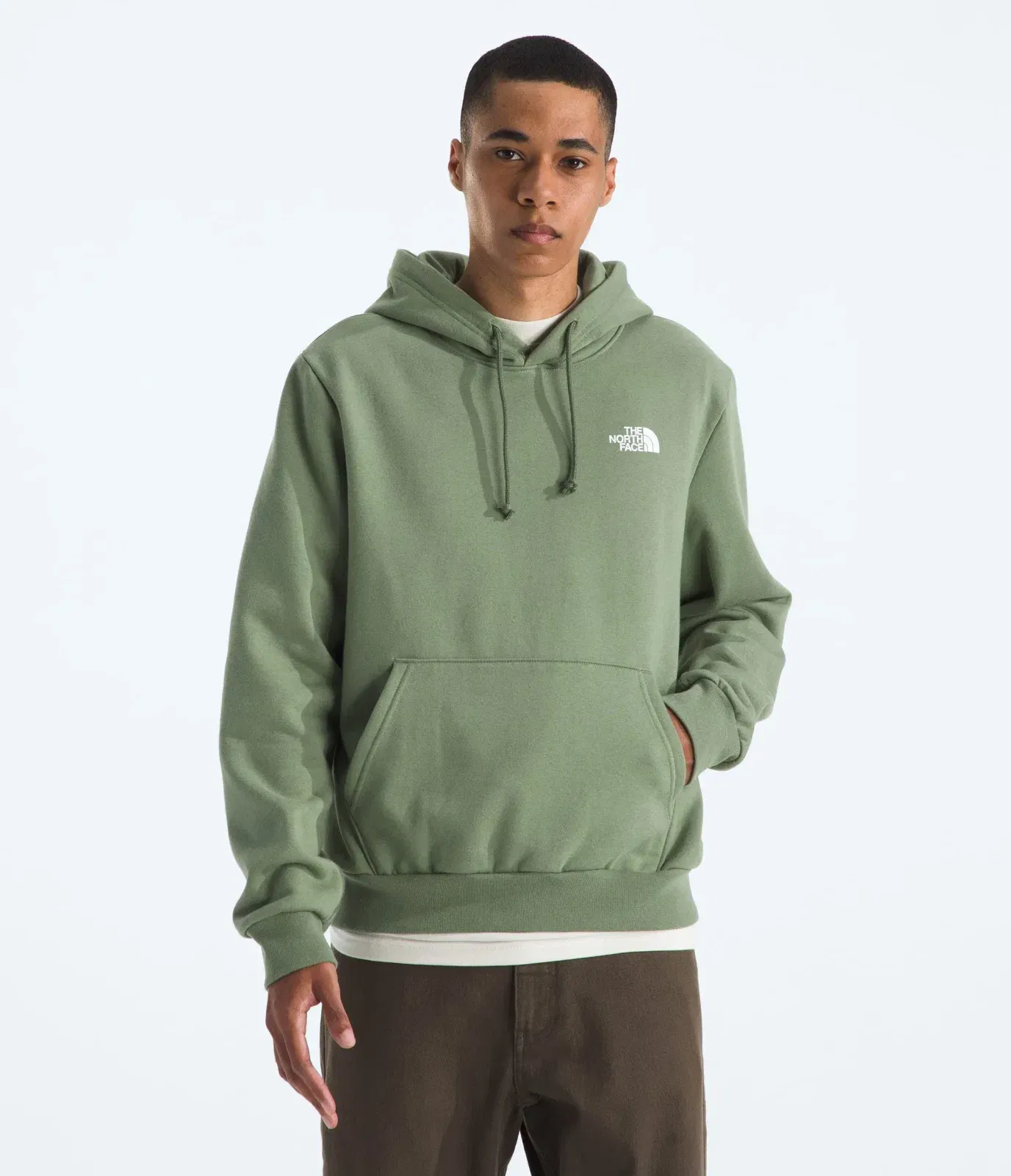 The North Face Men’s Evolution Box NSE Regular Hoodie Bark Mist
