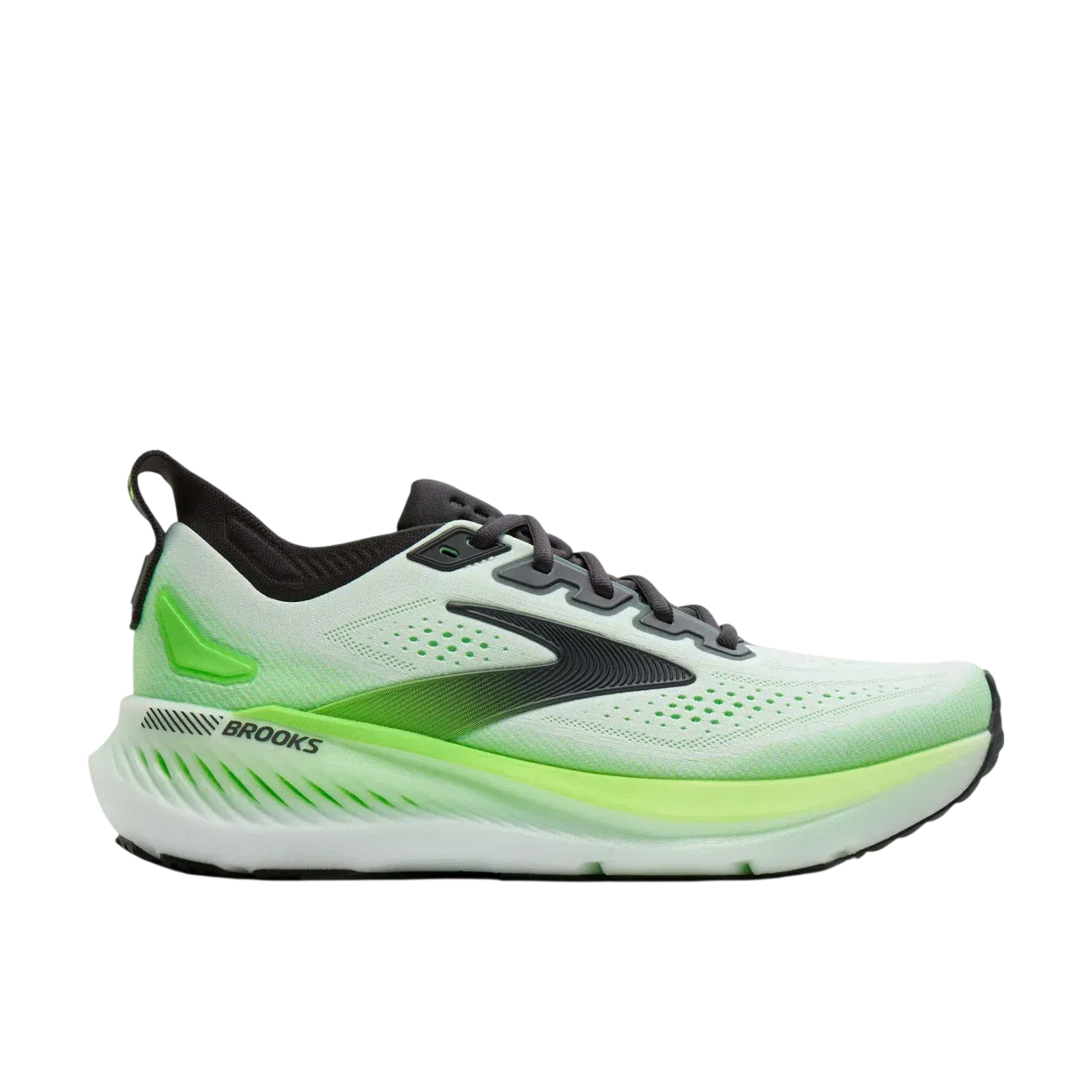 Brooks Glycerin 23 White Phantom Green Gecko