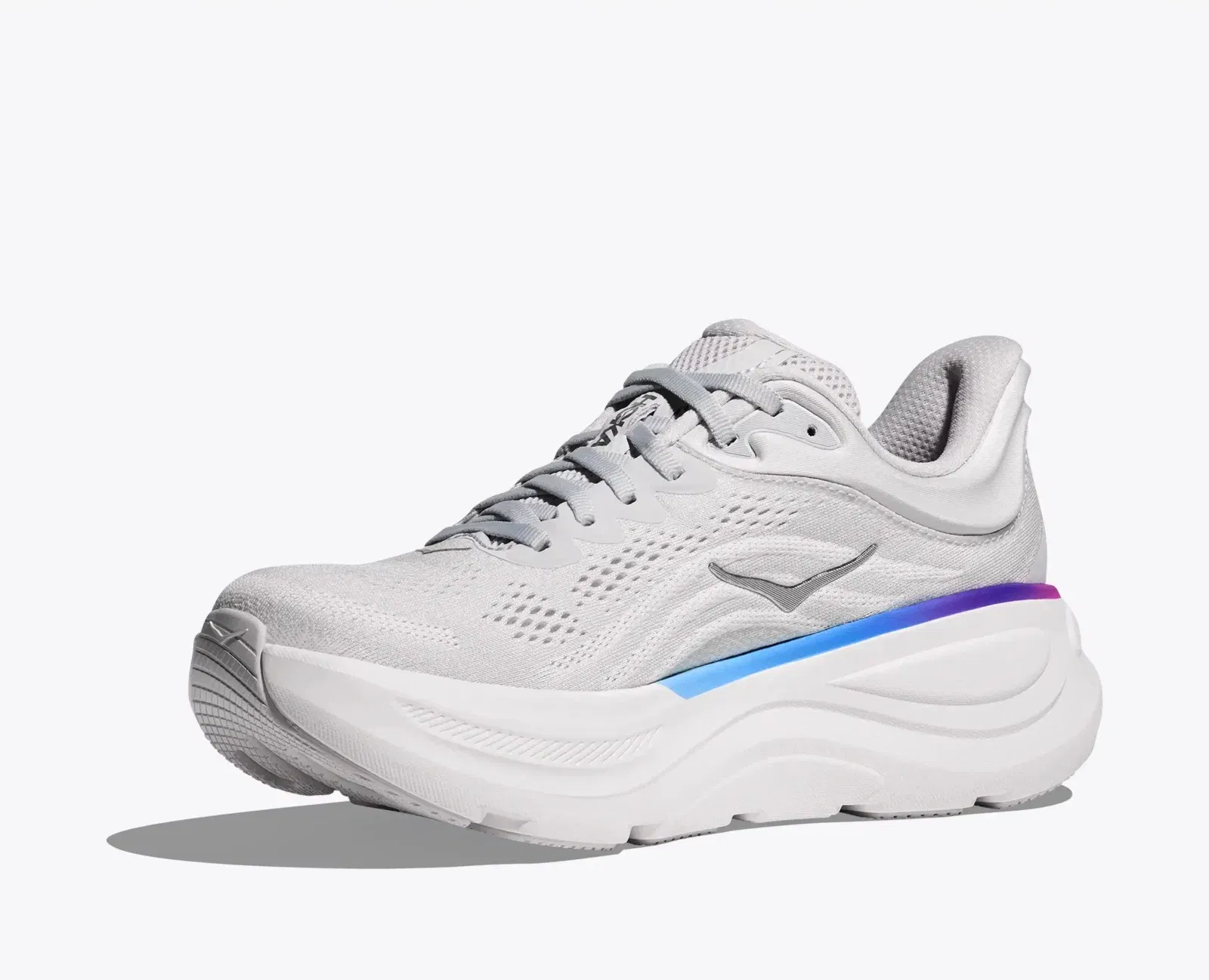 Hoka Women'S Bondi 9 Cosmic Grey White