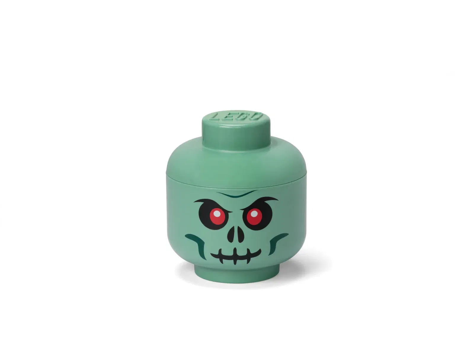 Lego Small Skeleton Storage Head Green