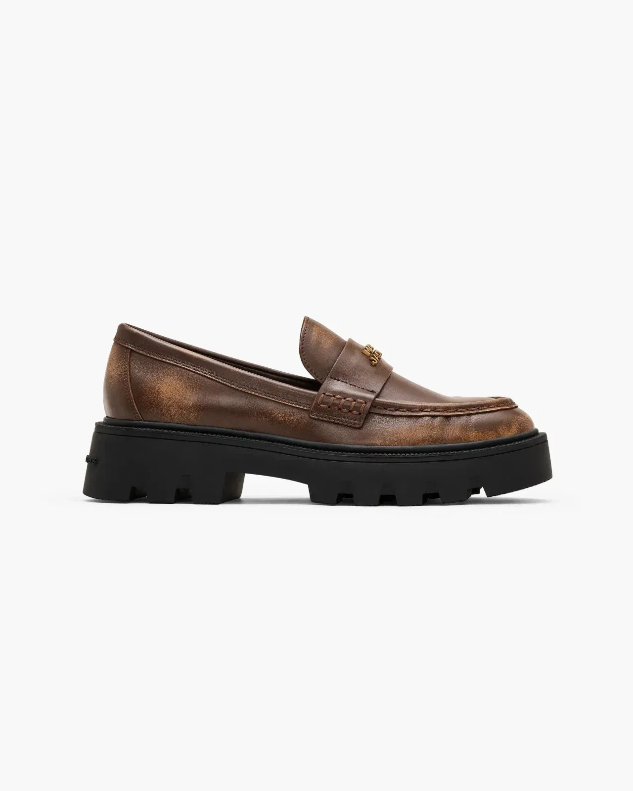 The Distressed Leather Frankie Loafer