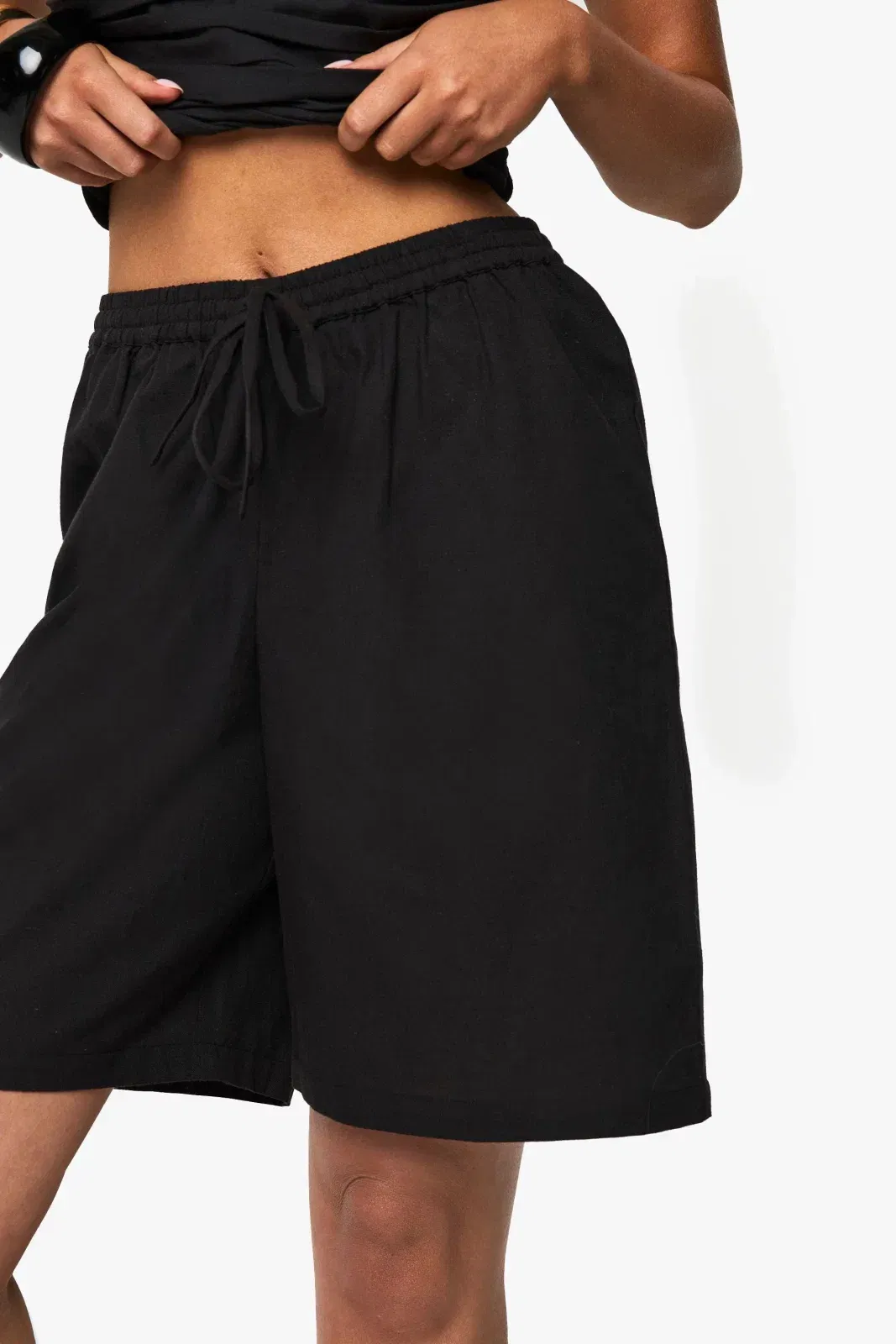 Linen Longline Jorts