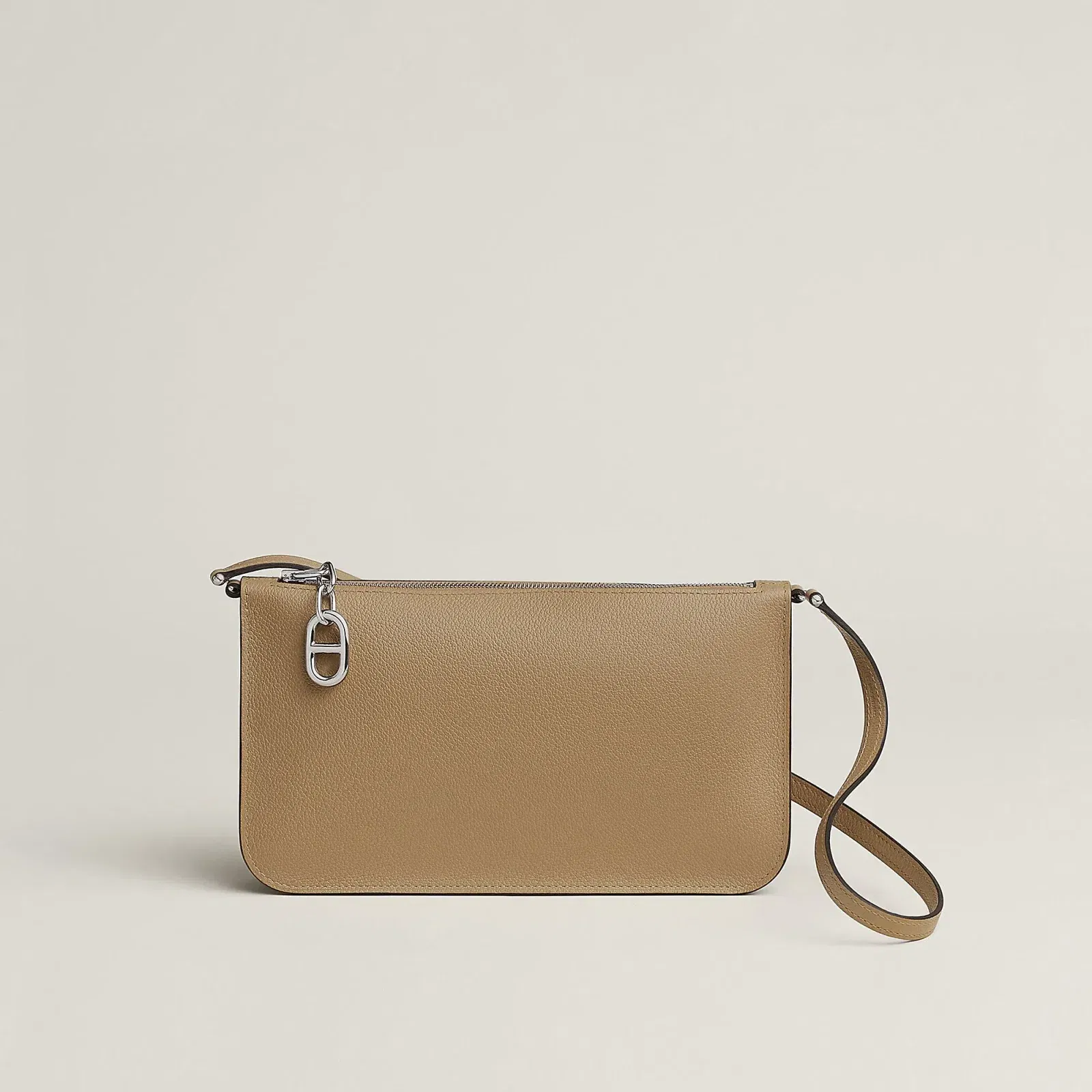 Hermes Zipengo Chaine D'Ancre To Go Pouch Biscuit