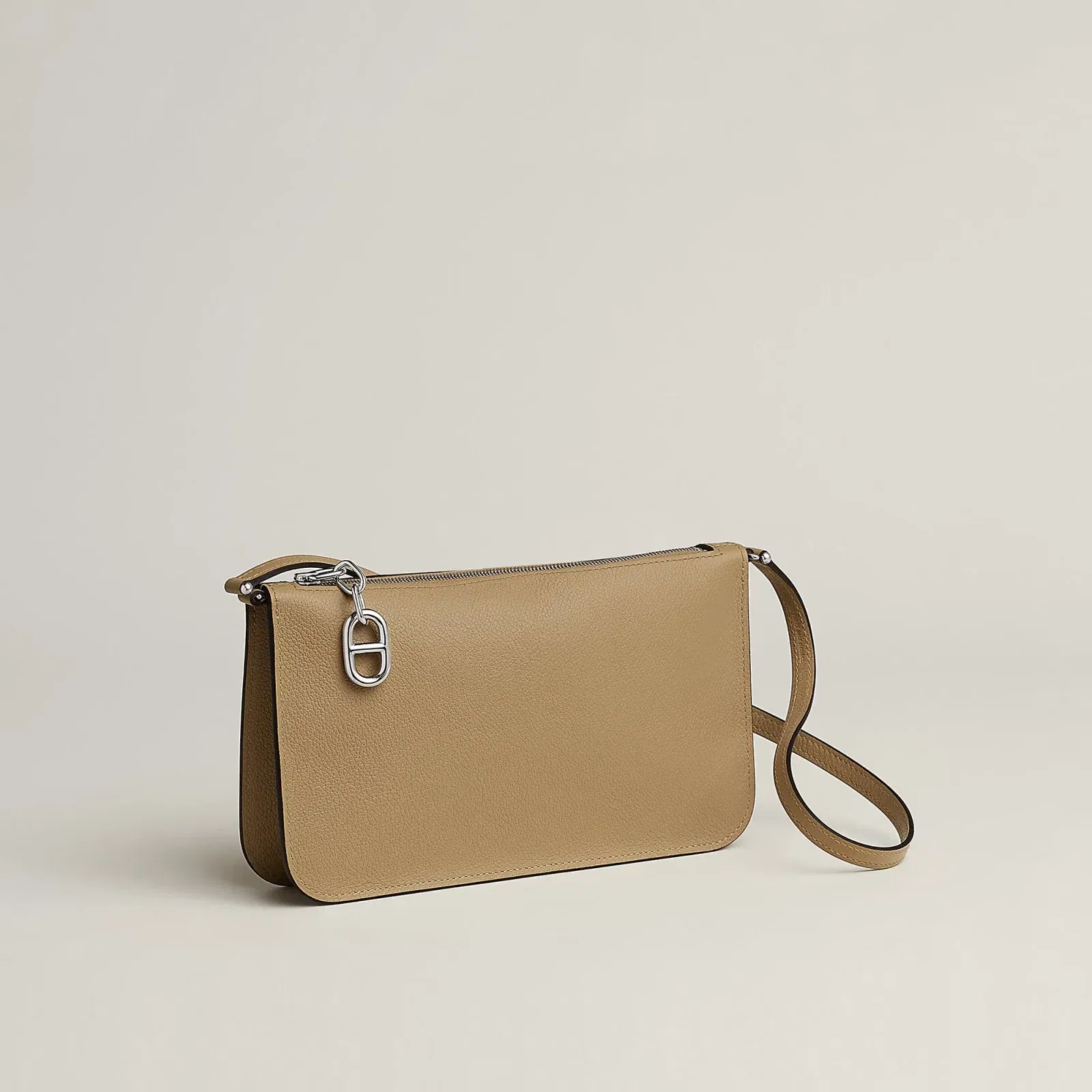 Hermes Zipengo Chaine D'Ancre To Go Pouch Biscuit