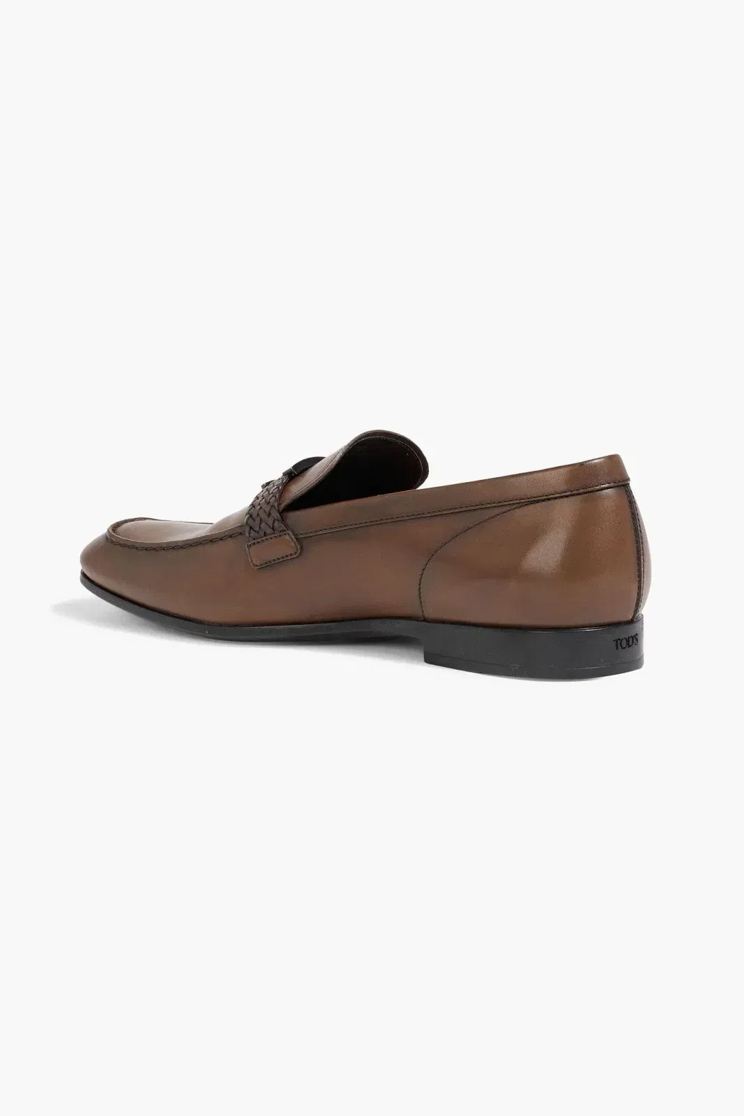 Tod's T Timeless Leather Loafers Brown