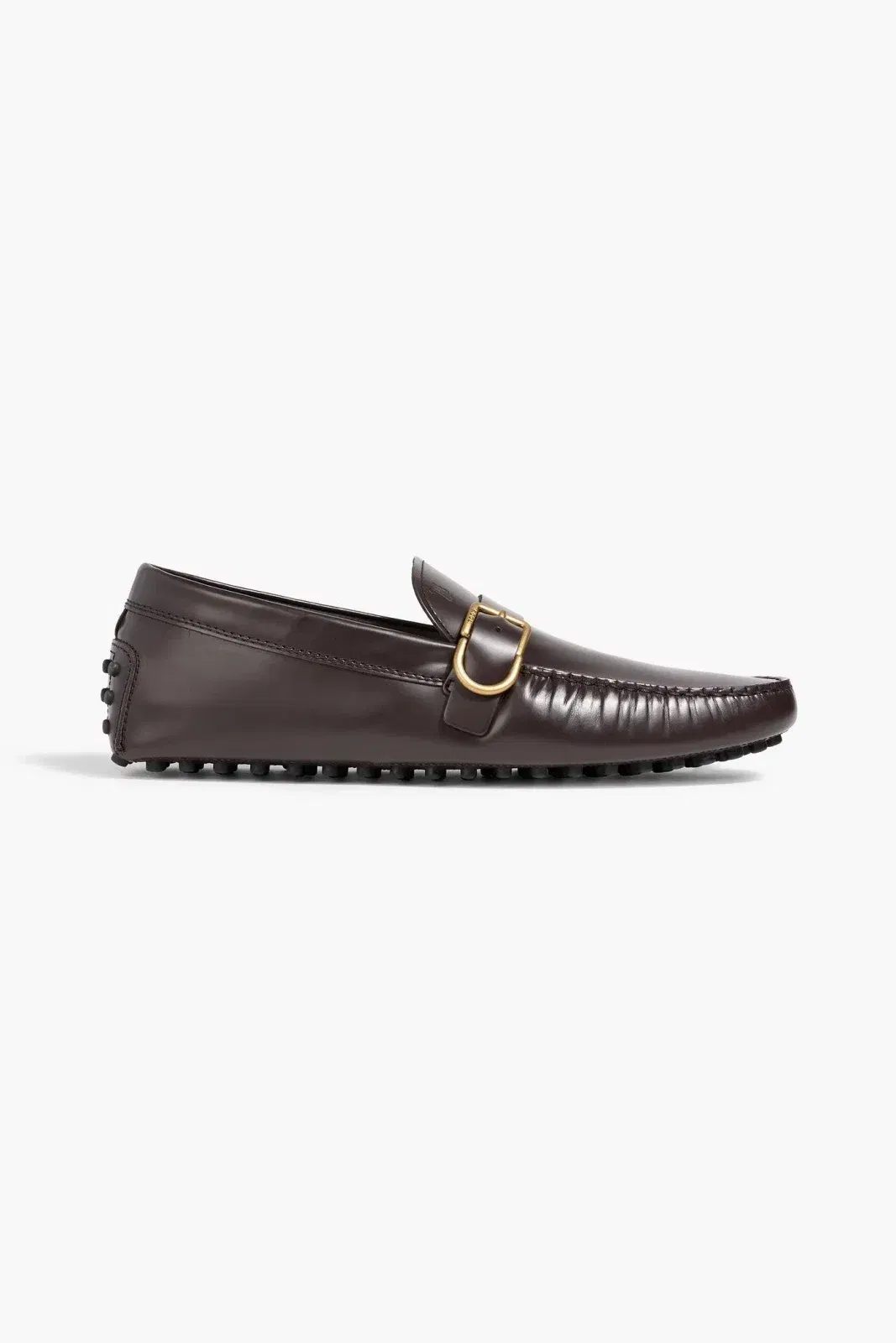 Tod's Gommino Leather Driving Shoes Dark Brown